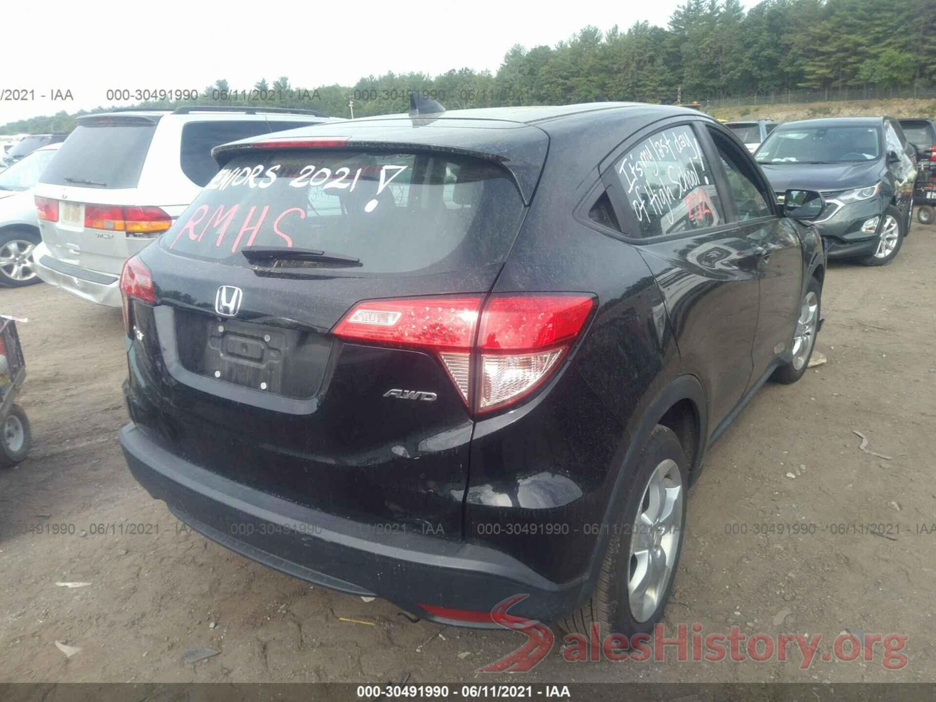 3CZRU6H38GM747909 2016 HONDA HR-V