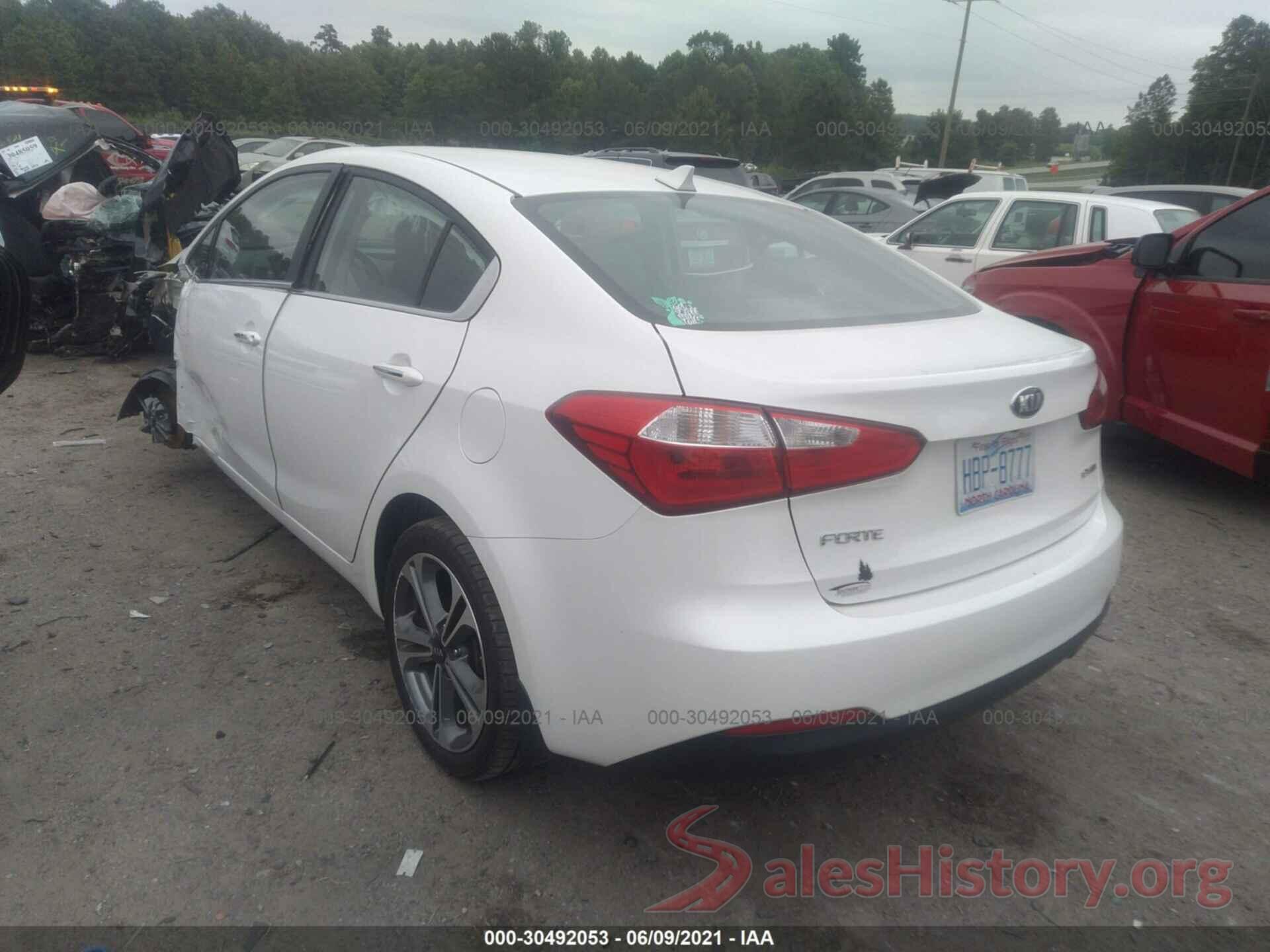 KNAFZ4A8XG5547430 2016 KIA FORTE