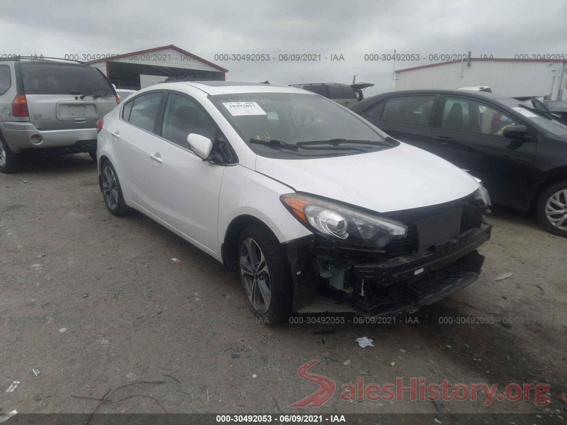 KNAFZ4A8XG5547430 2016 KIA FORTE