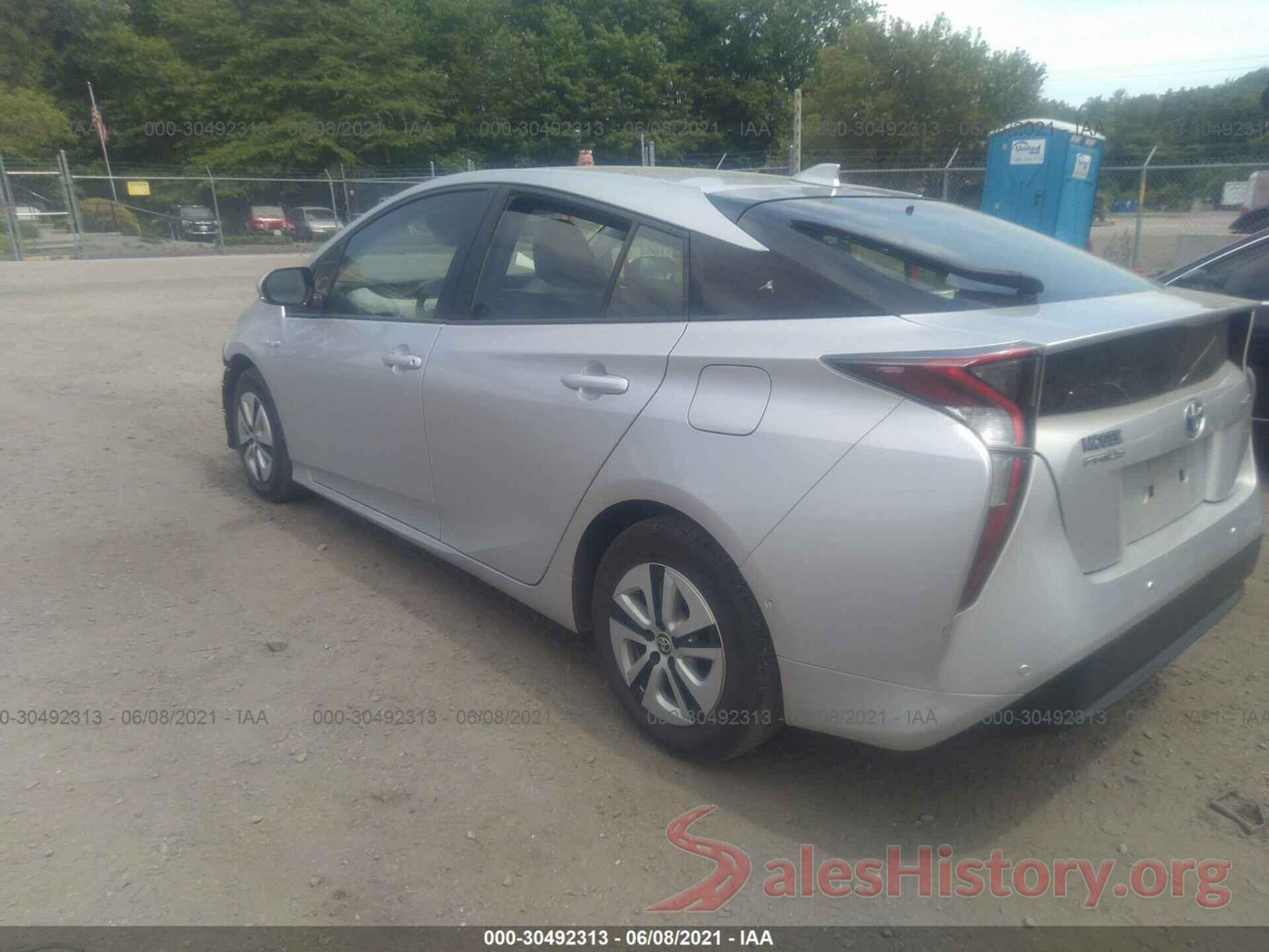 JTDKBRFU2J3602688 2018 TOYOTA PRIUS