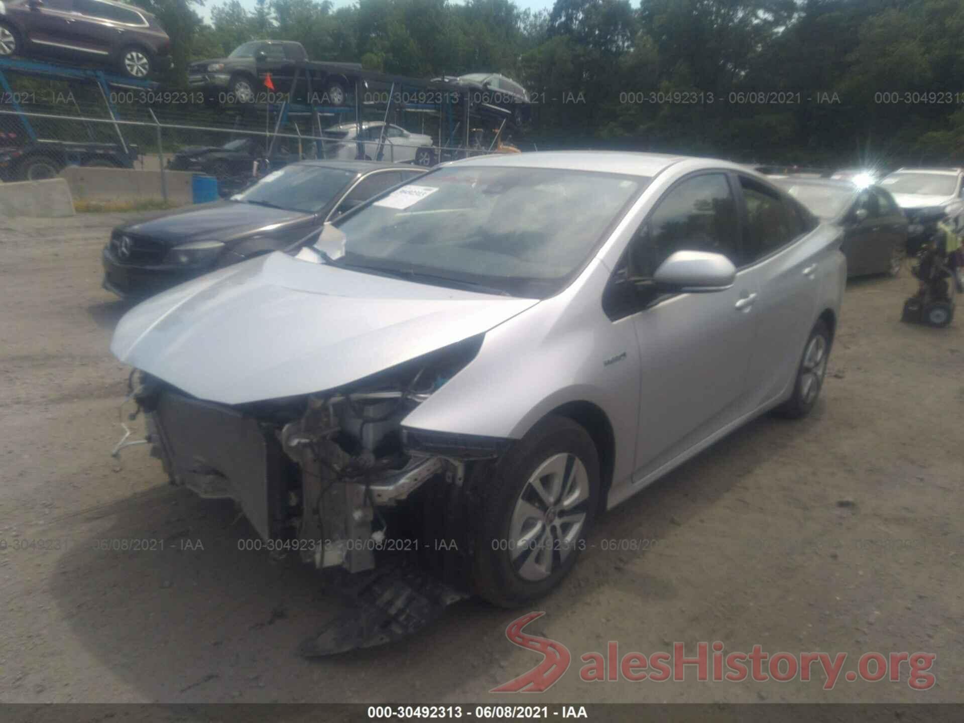 JTDKBRFU2J3602688 2018 TOYOTA PRIUS