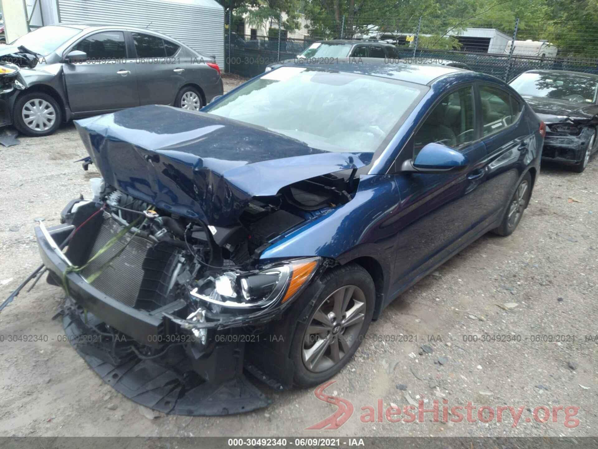 5NPD84LF3JH373040 2018 HYUNDAI ELANTRA