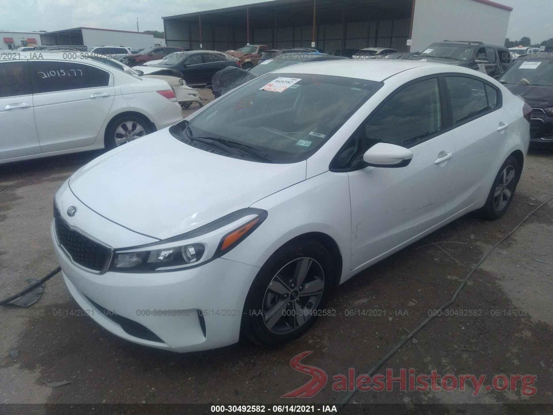 3KPFL4A77JE222306 2018 KIA FORTE