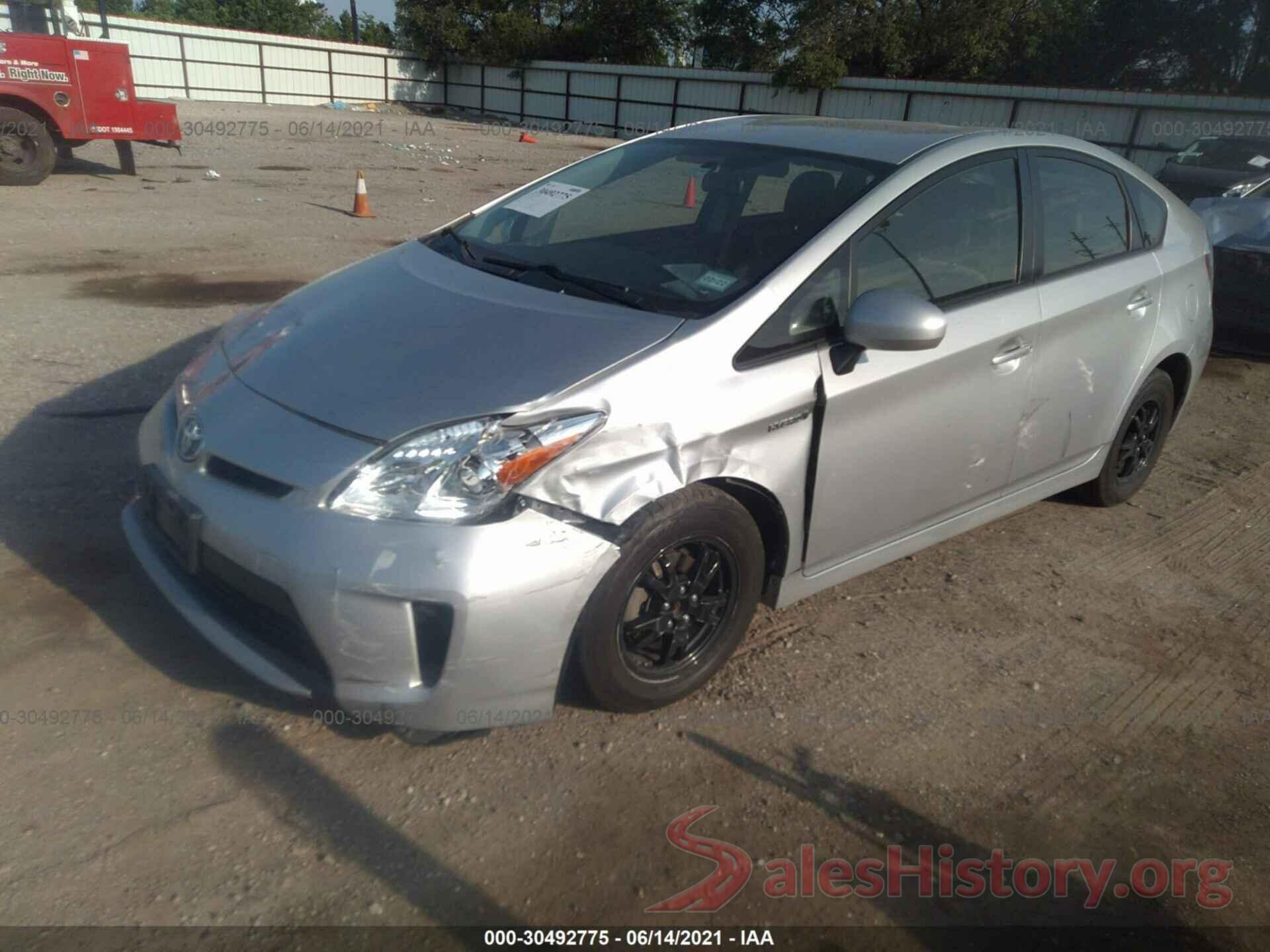 JTDKN3DU2F0453022 2015 TOYOTA PRIUS