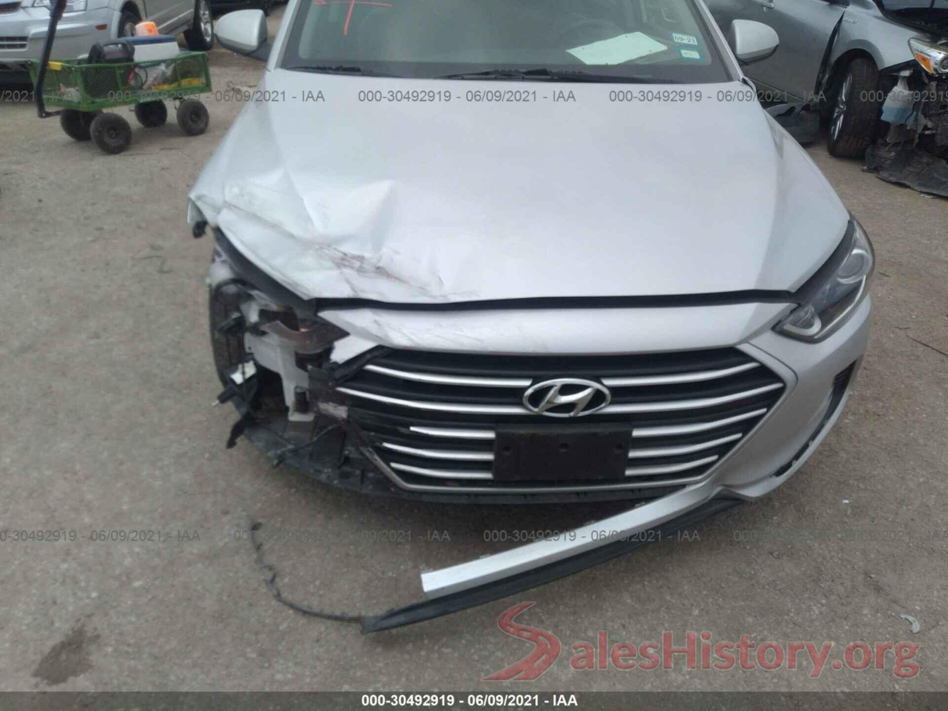 5NPD84LF7JH339411 2018 HYUNDAI ELANTRA