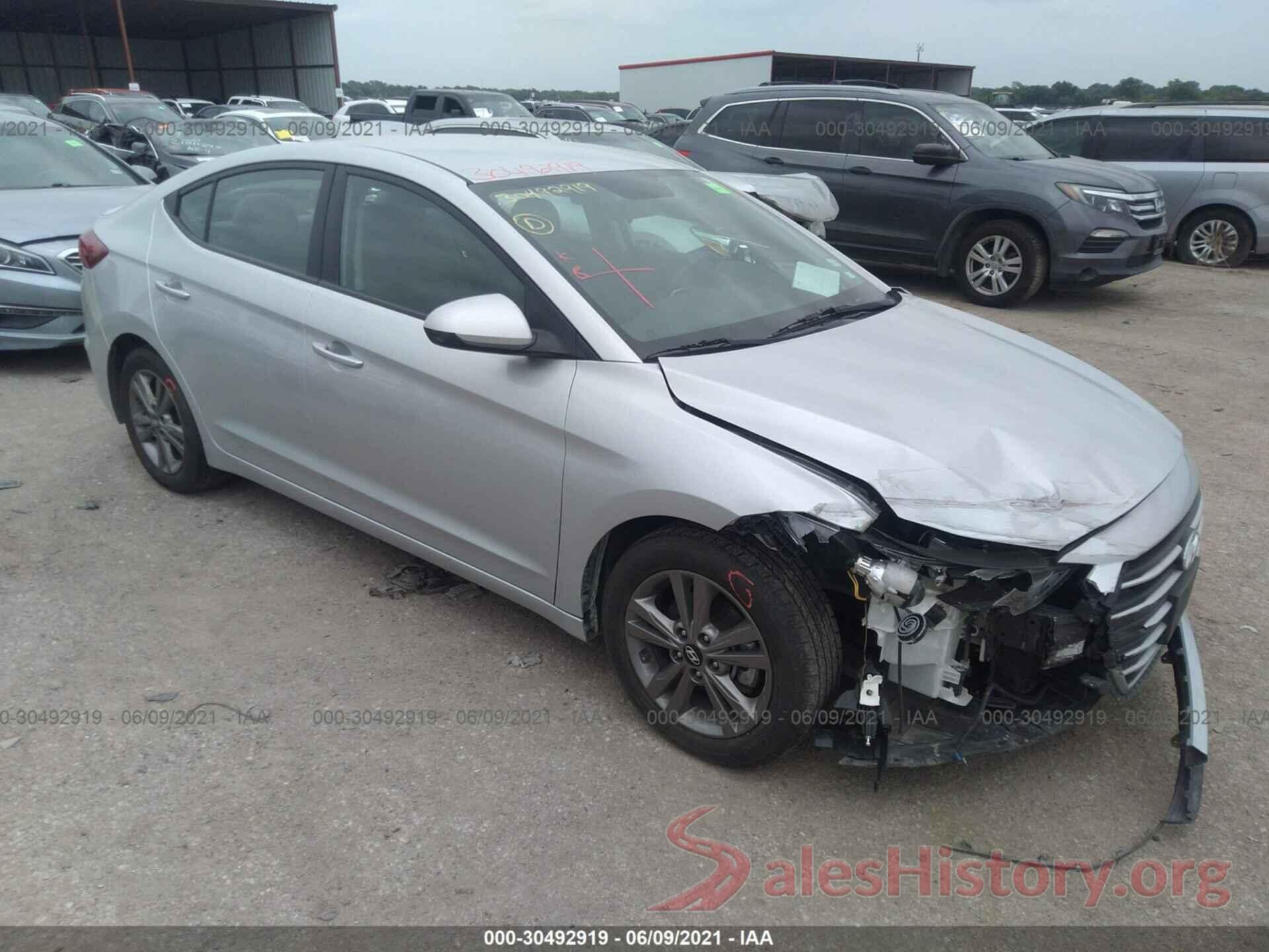 5NPD84LF7JH339411 2018 HYUNDAI ELANTRA