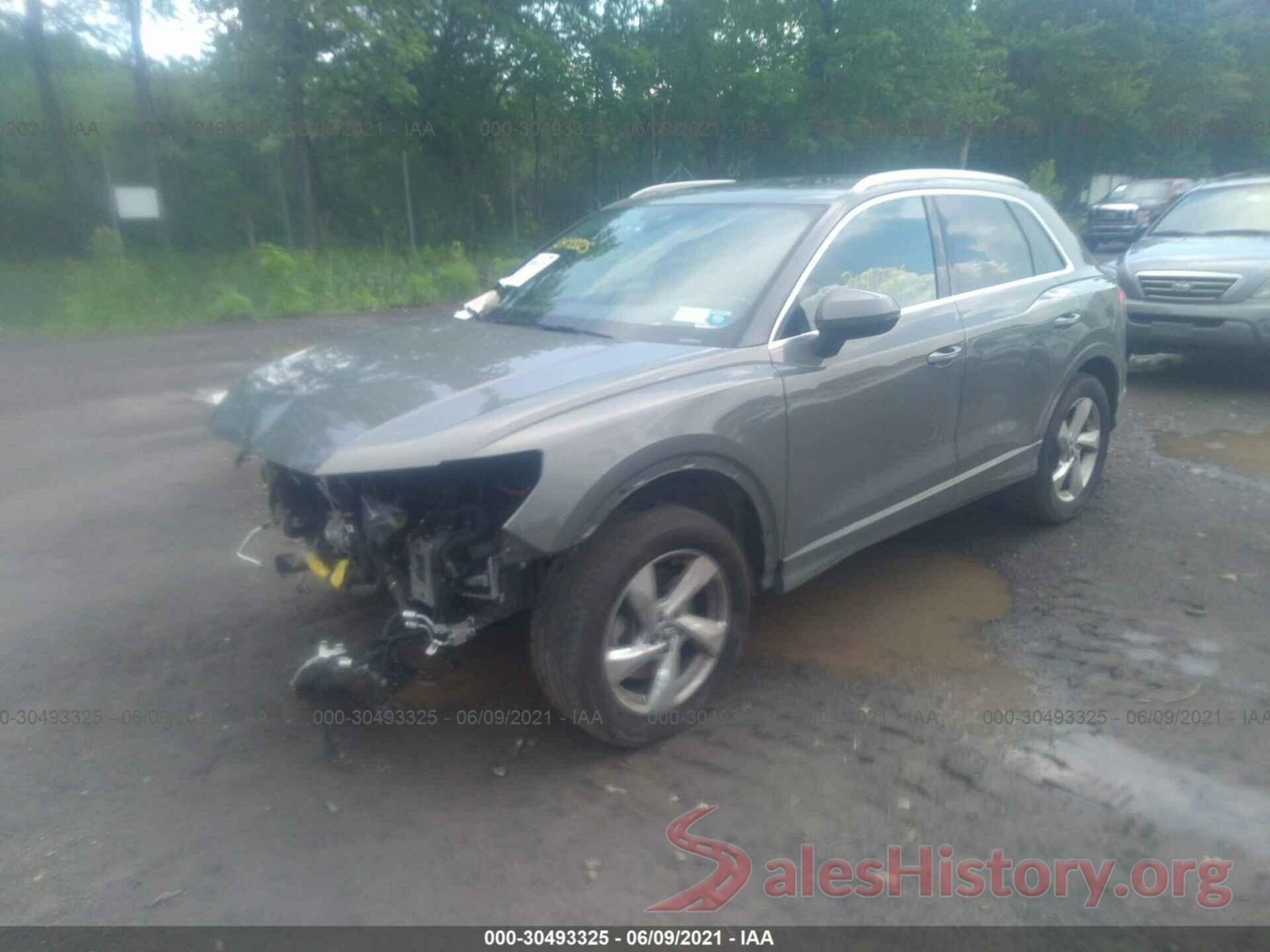 WA1AECF37L1082519 2020 AUDI Q3