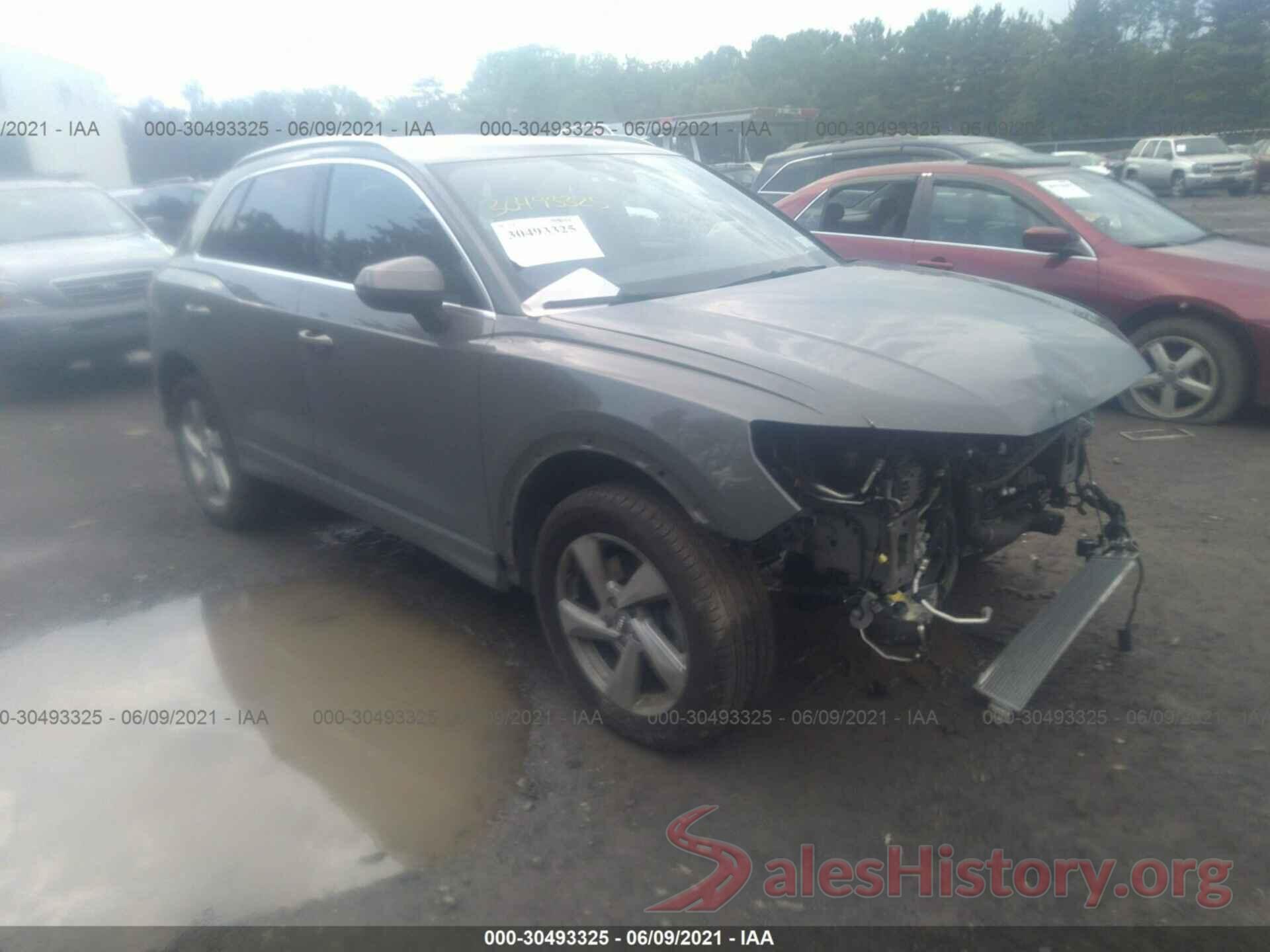 WA1AECF37L1082519 2020 AUDI Q3