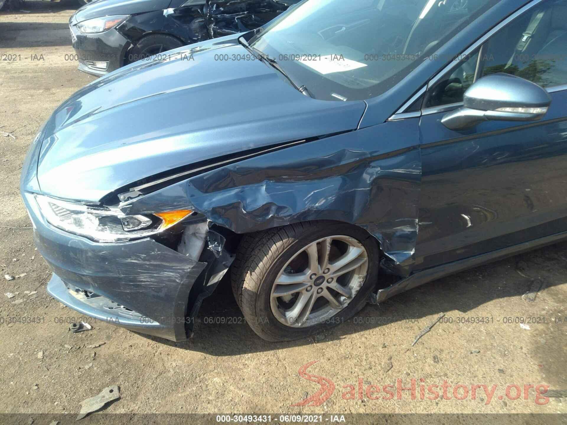 3FA6P0HD6JR256406 2018 FORD FUSION