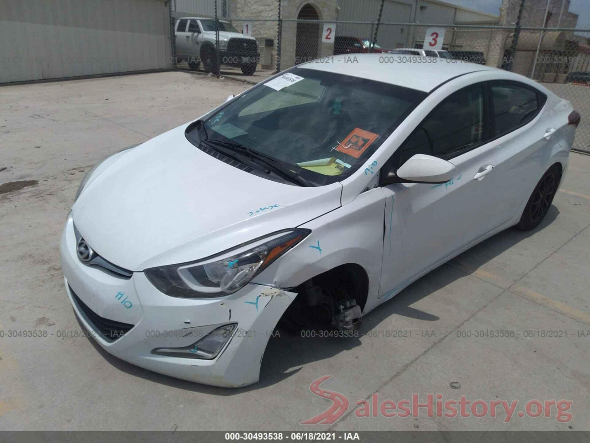 5NPDH4AE5GH789982 2016 HYUNDAI ELANTRA