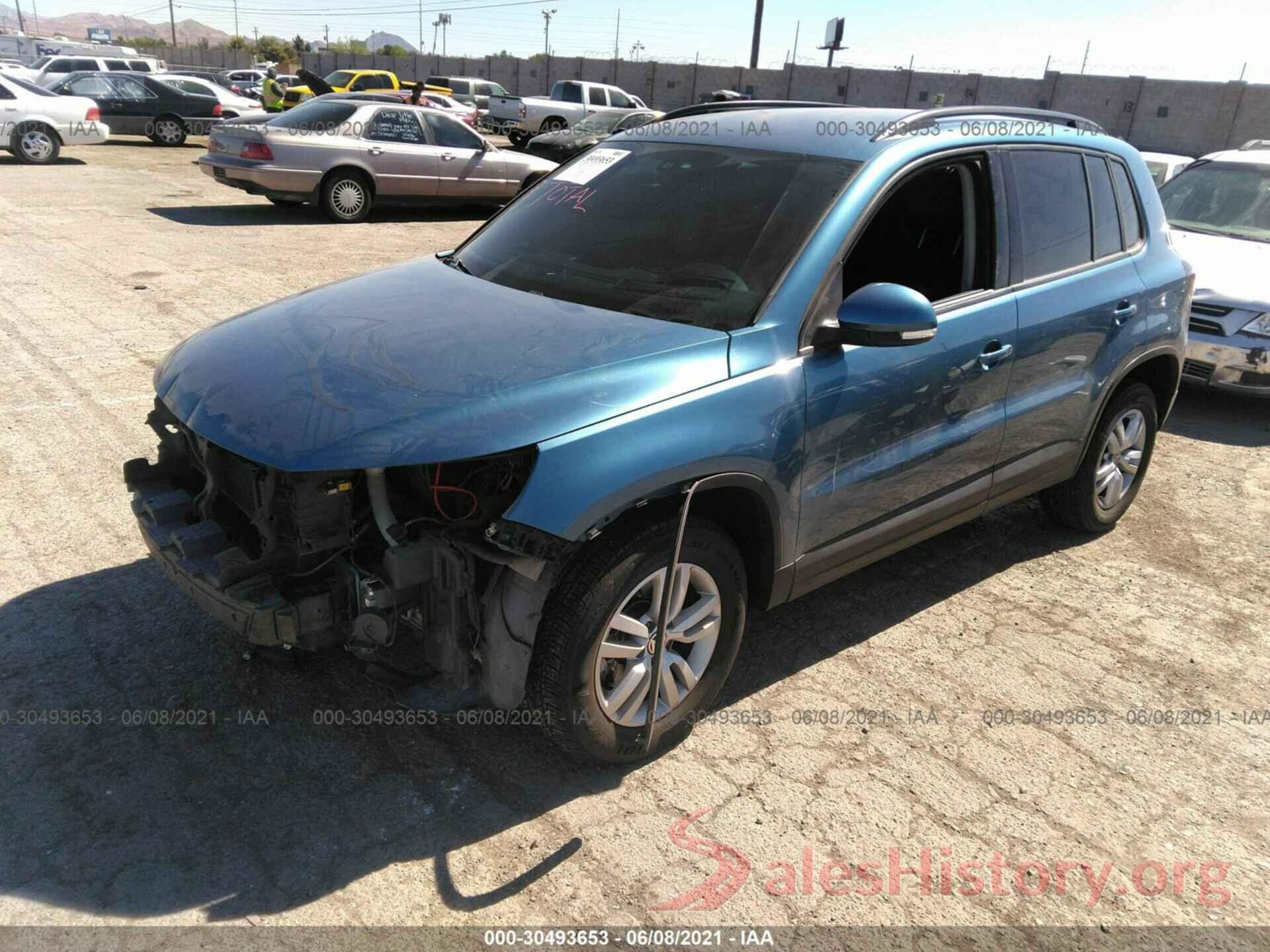 WVGAV7AX3HK020667 2017 VOLKSWAGEN TIGUAN