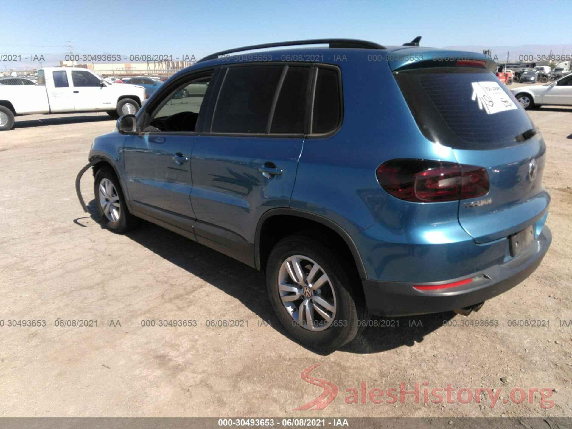 WVGAV7AX3HK020667 2017 VOLKSWAGEN TIGUAN