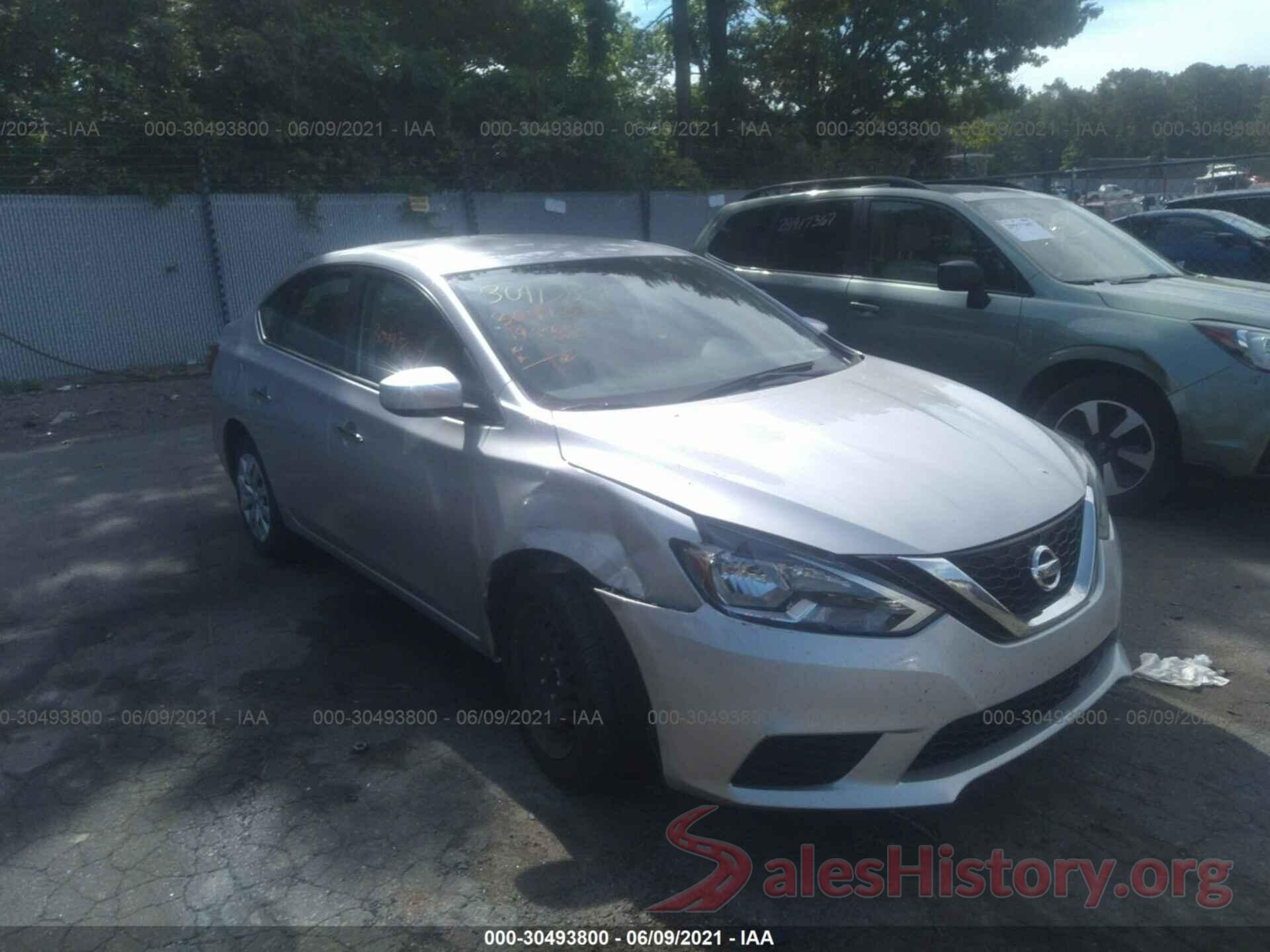 3N1AB7AP5KY340338 2019 NISSAN SENTRA