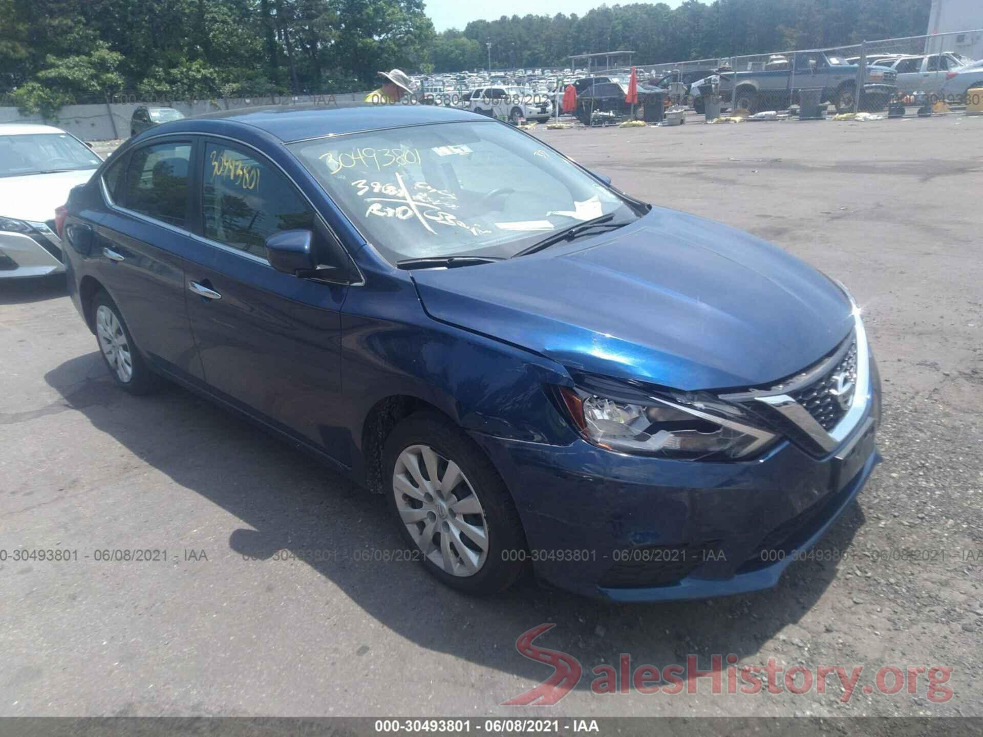 3N1AB7AP8KY312520 2019 NISSAN SENTRA