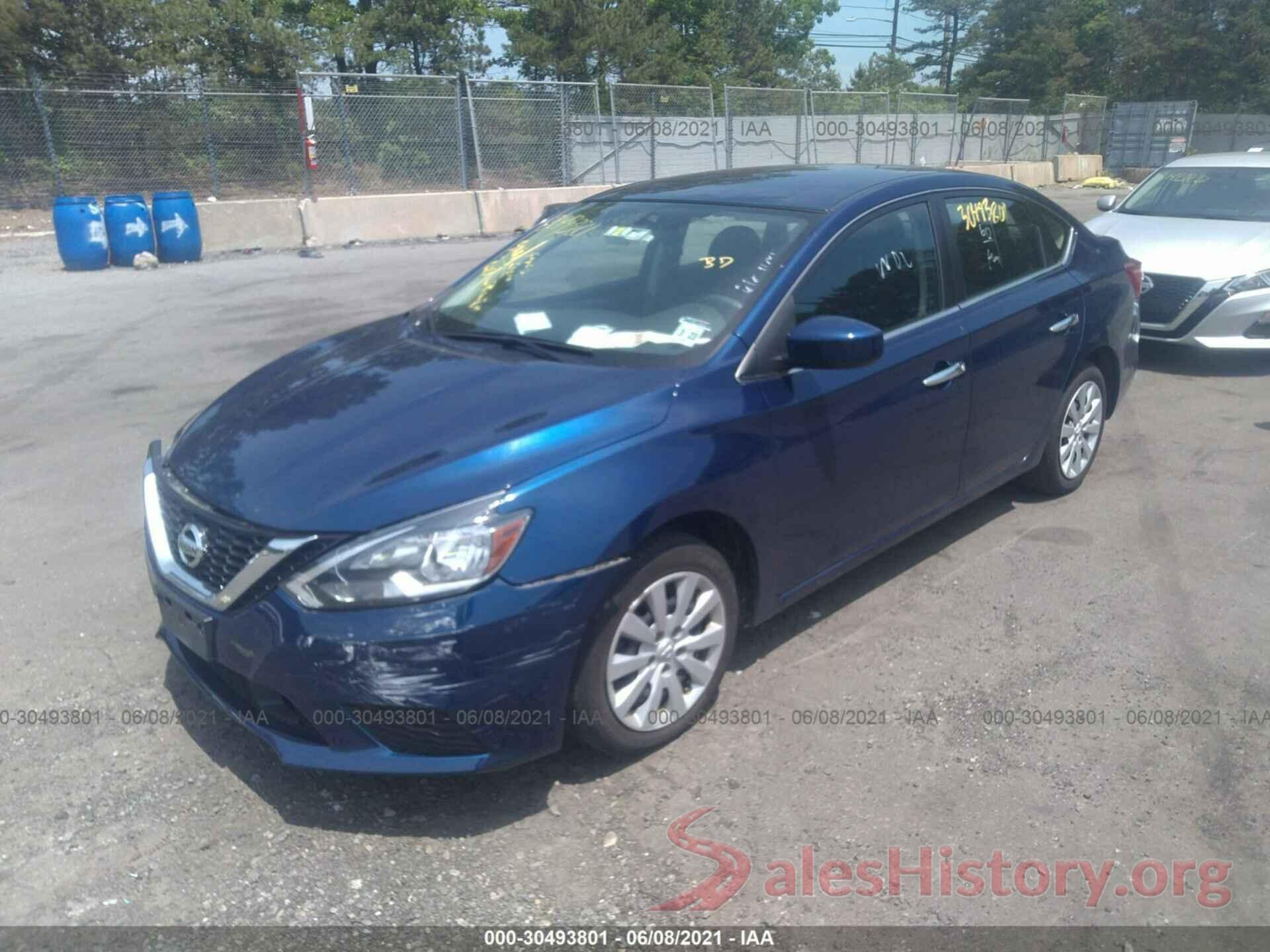 3N1AB7AP8KY312520 2019 NISSAN SENTRA