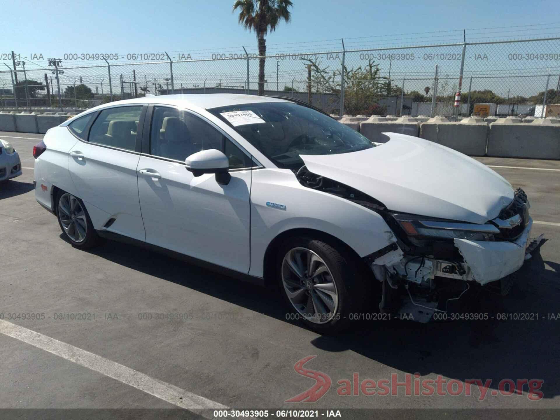 JHMZC5F32KC007125 2019 HONDA CLARITY PLUG-IN HYBRID