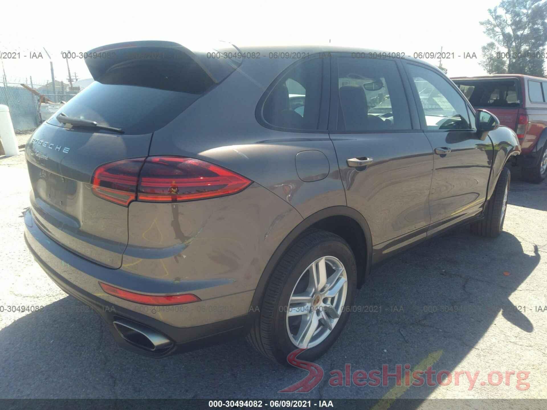 WP1AA2A28GKA15260 2016 PORSCHE CAYENNE