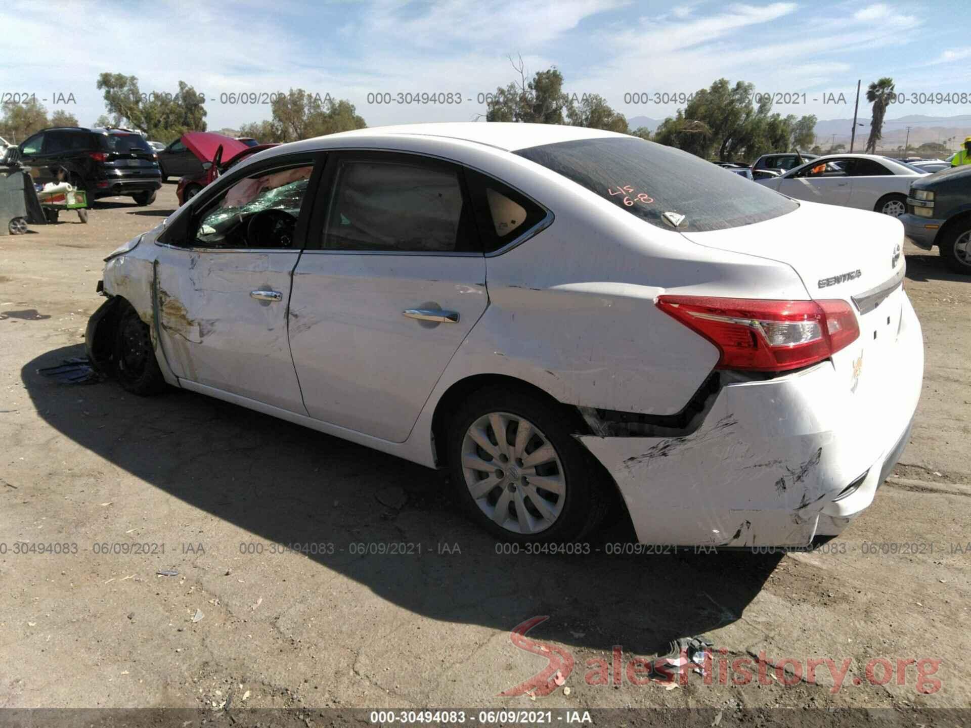 3N1AB7AP7KY243710 2019 NISSAN SENTRA