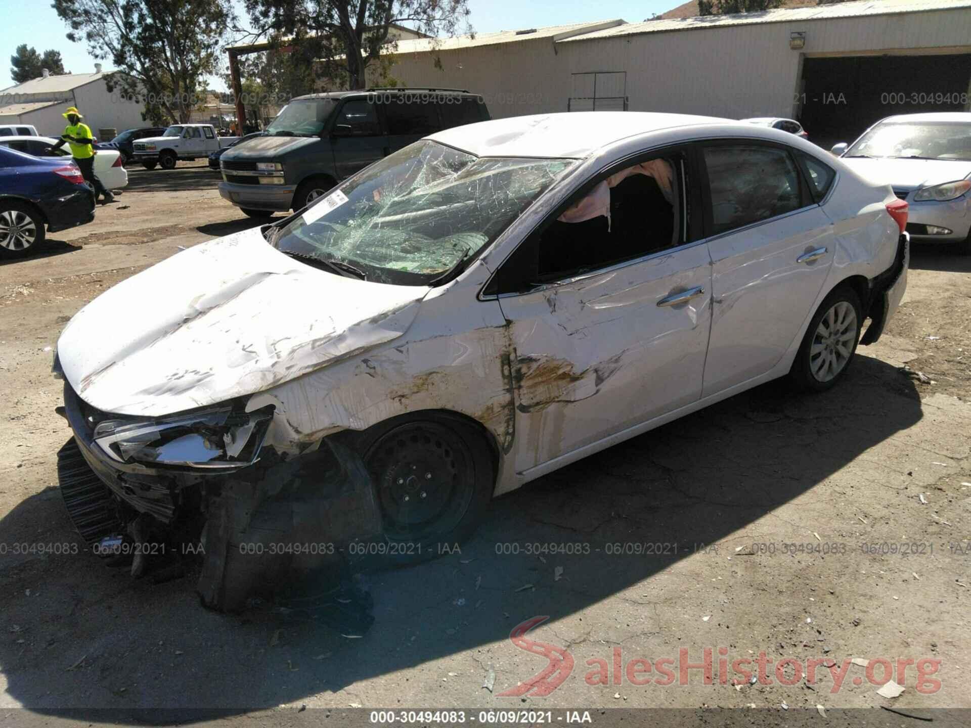 3N1AB7AP7KY243710 2019 NISSAN SENTRA