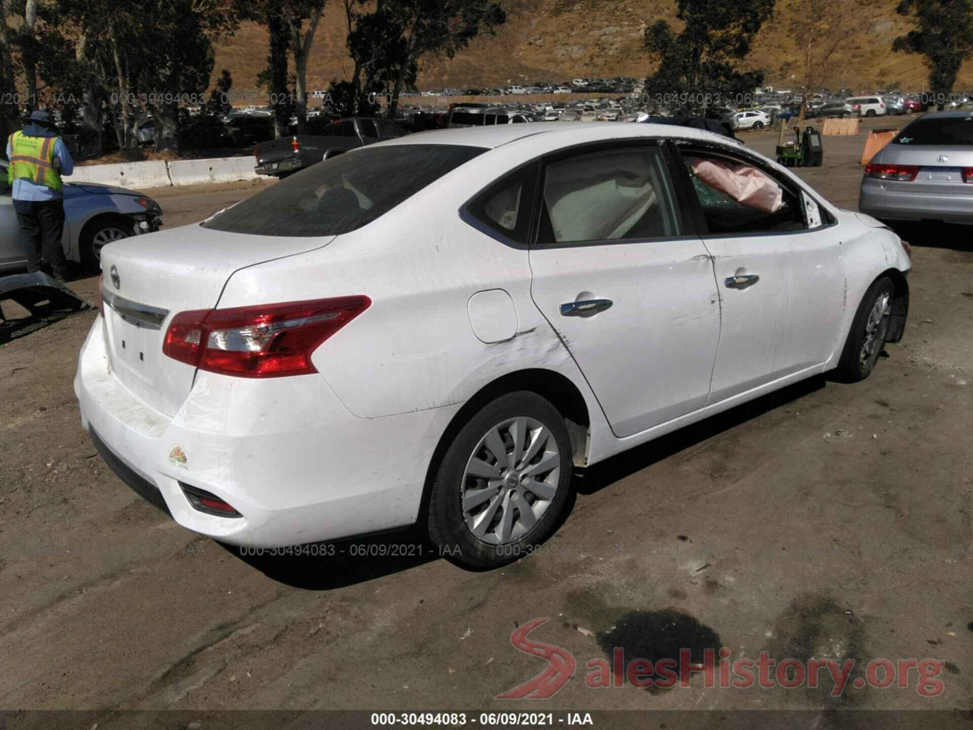 3N1AB7AP7KY243710 2019 NISSAN SENTRA