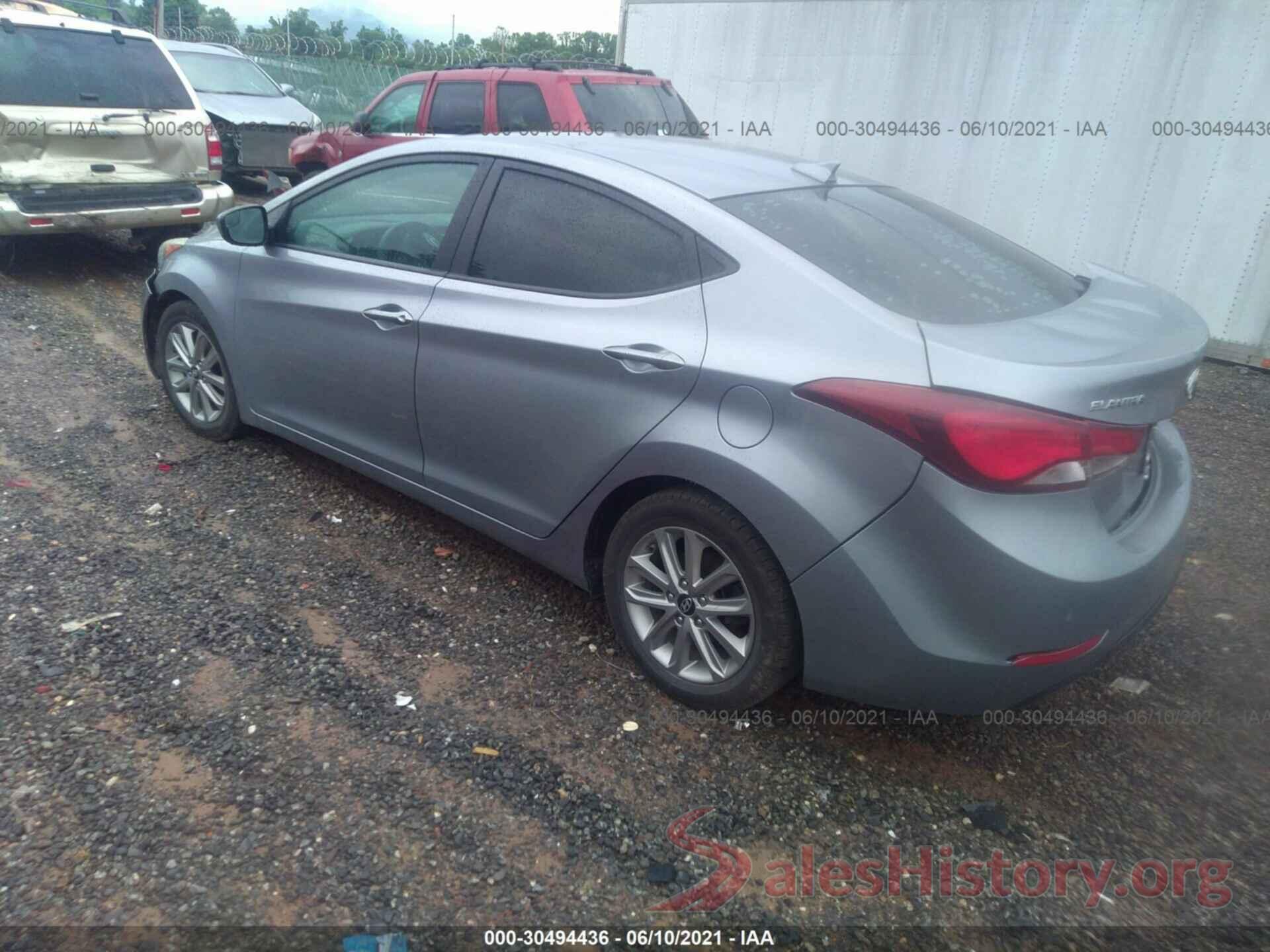 5NPDH4AE0GH707804 2016 HYUNDAI ELANTRA