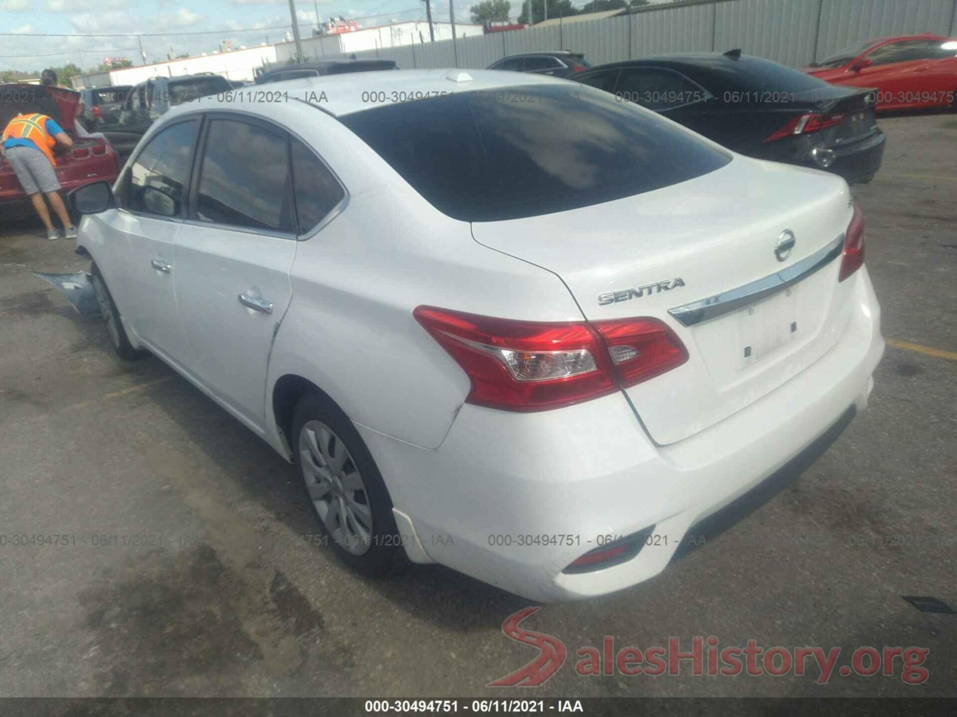 3N1AB7AP9HL709949 2017 NISSAN SENTRA