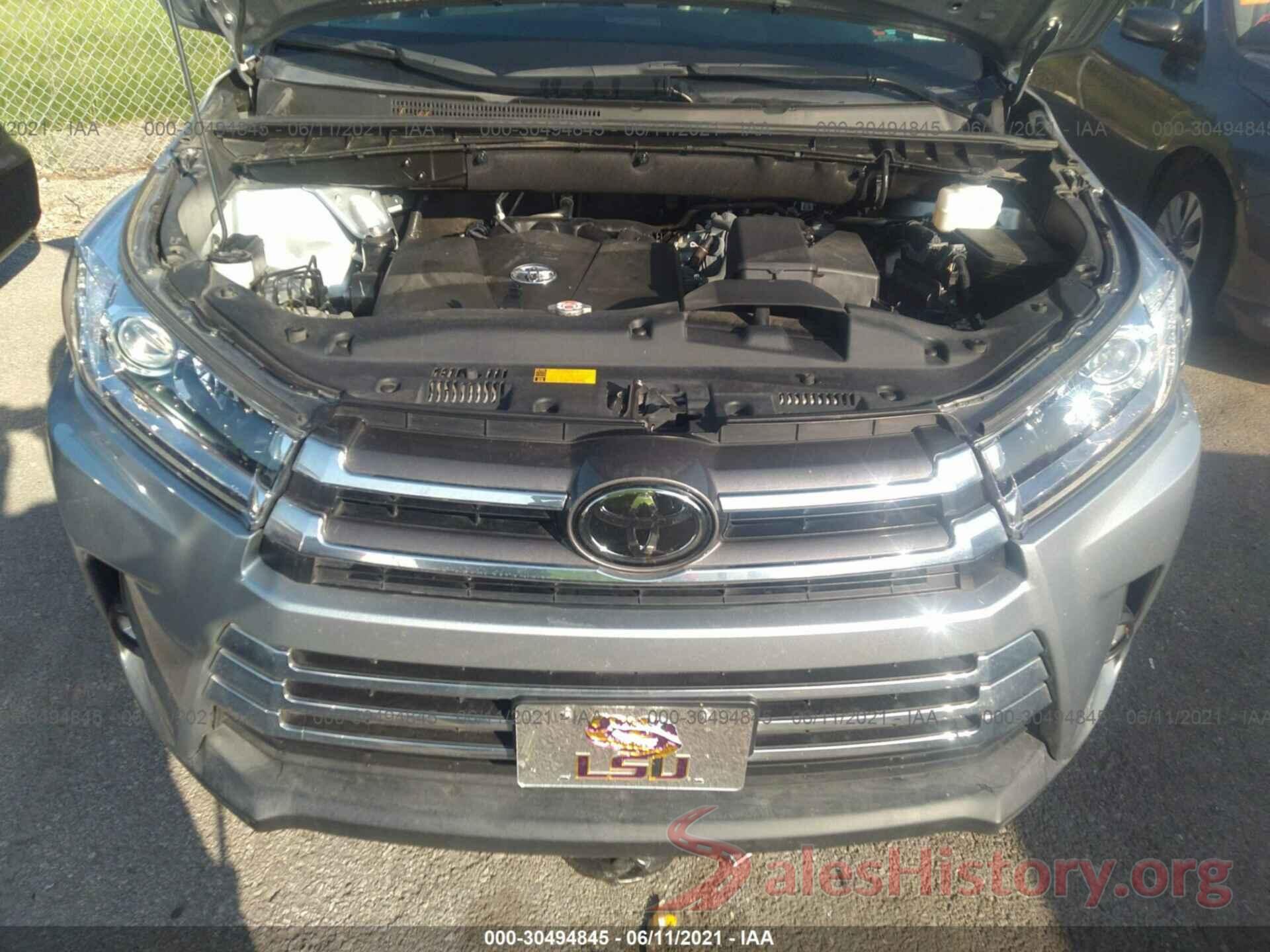 5TDYZRFH8KS312402 2019 TOYOTA HIGHLANDER