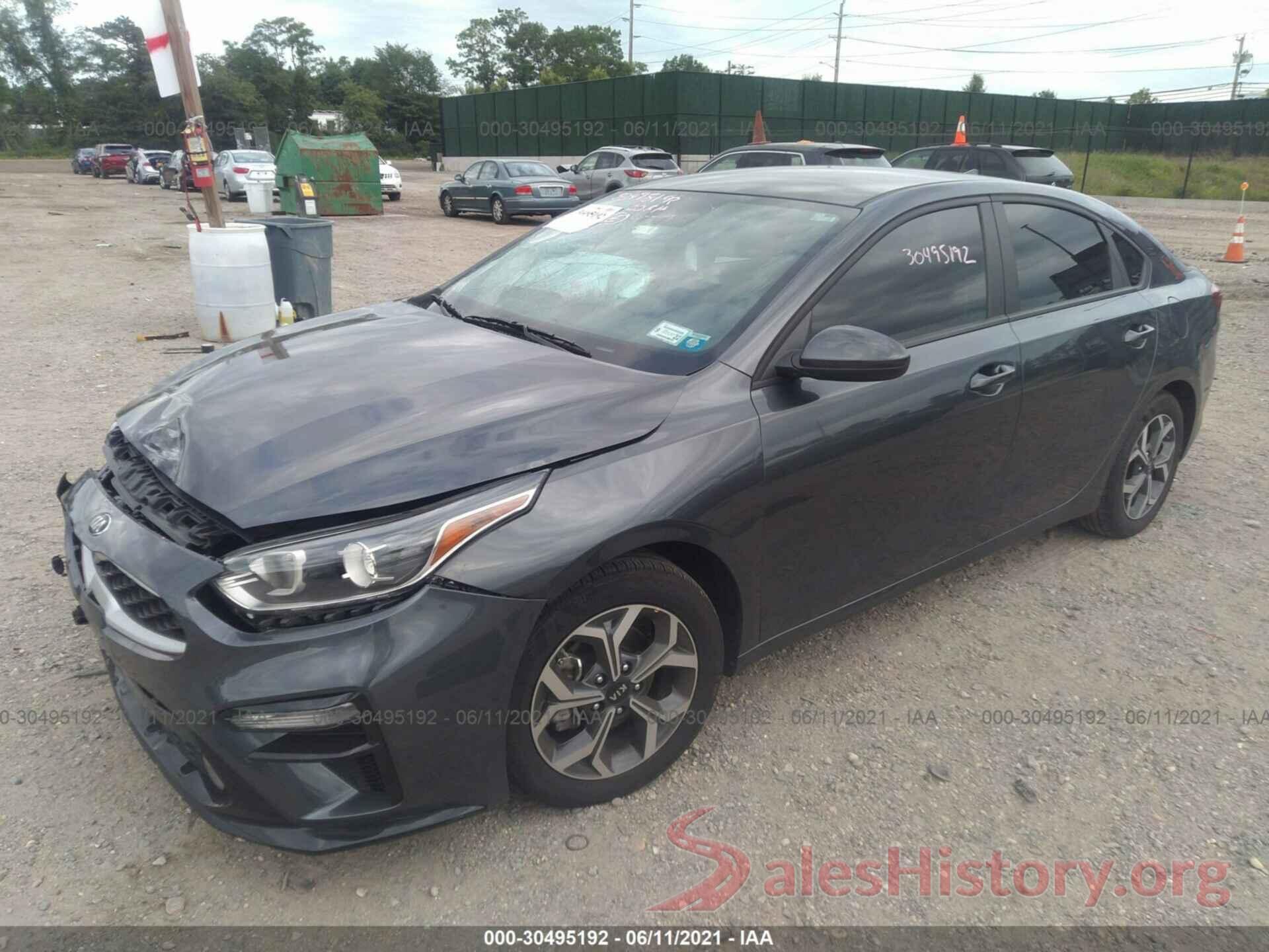 3KPF24AD7LE262302 2020 KIA FORTE