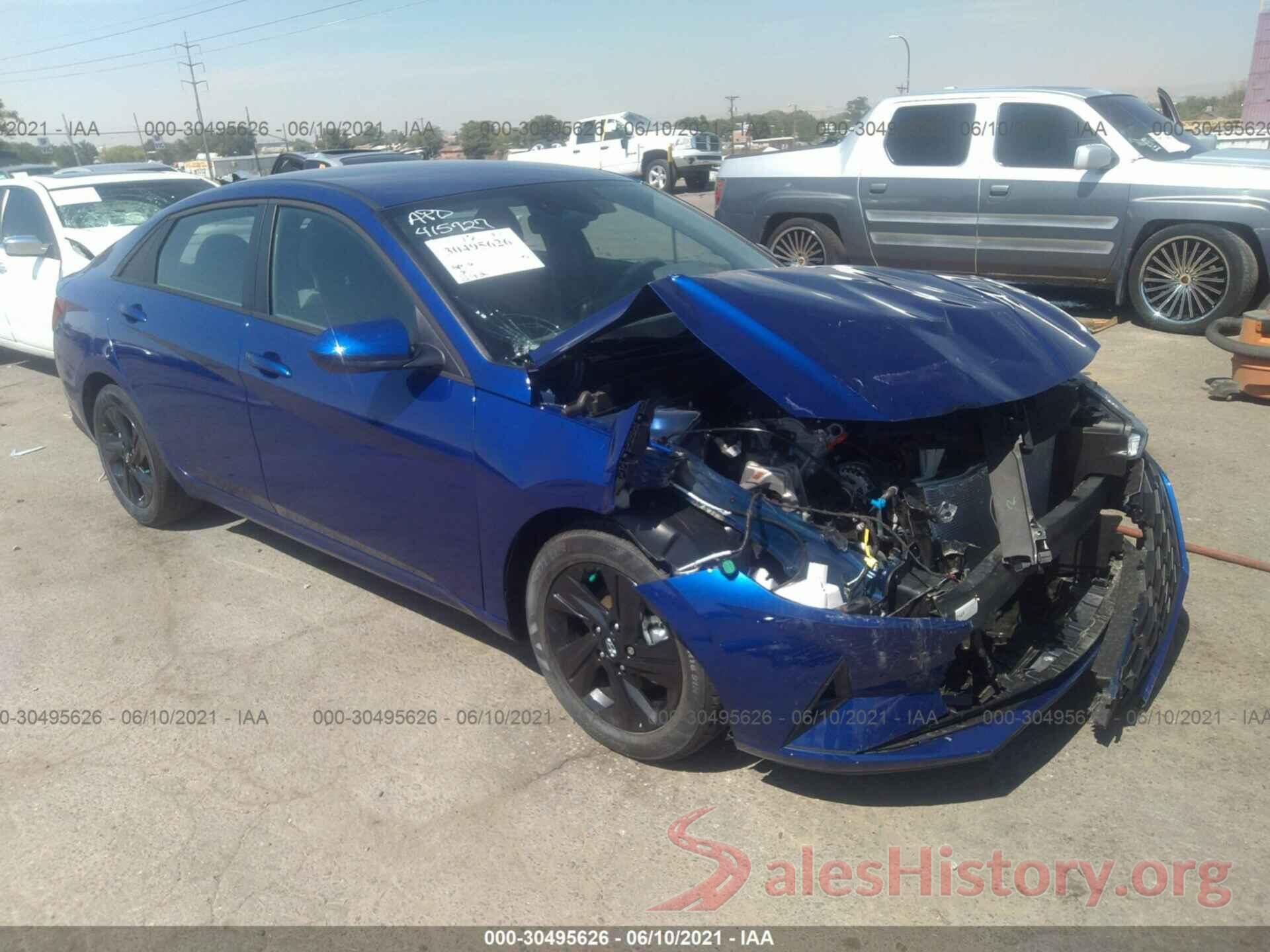 5NPLM4AG2MH023535 2021 HYUNDAI ELANTRA