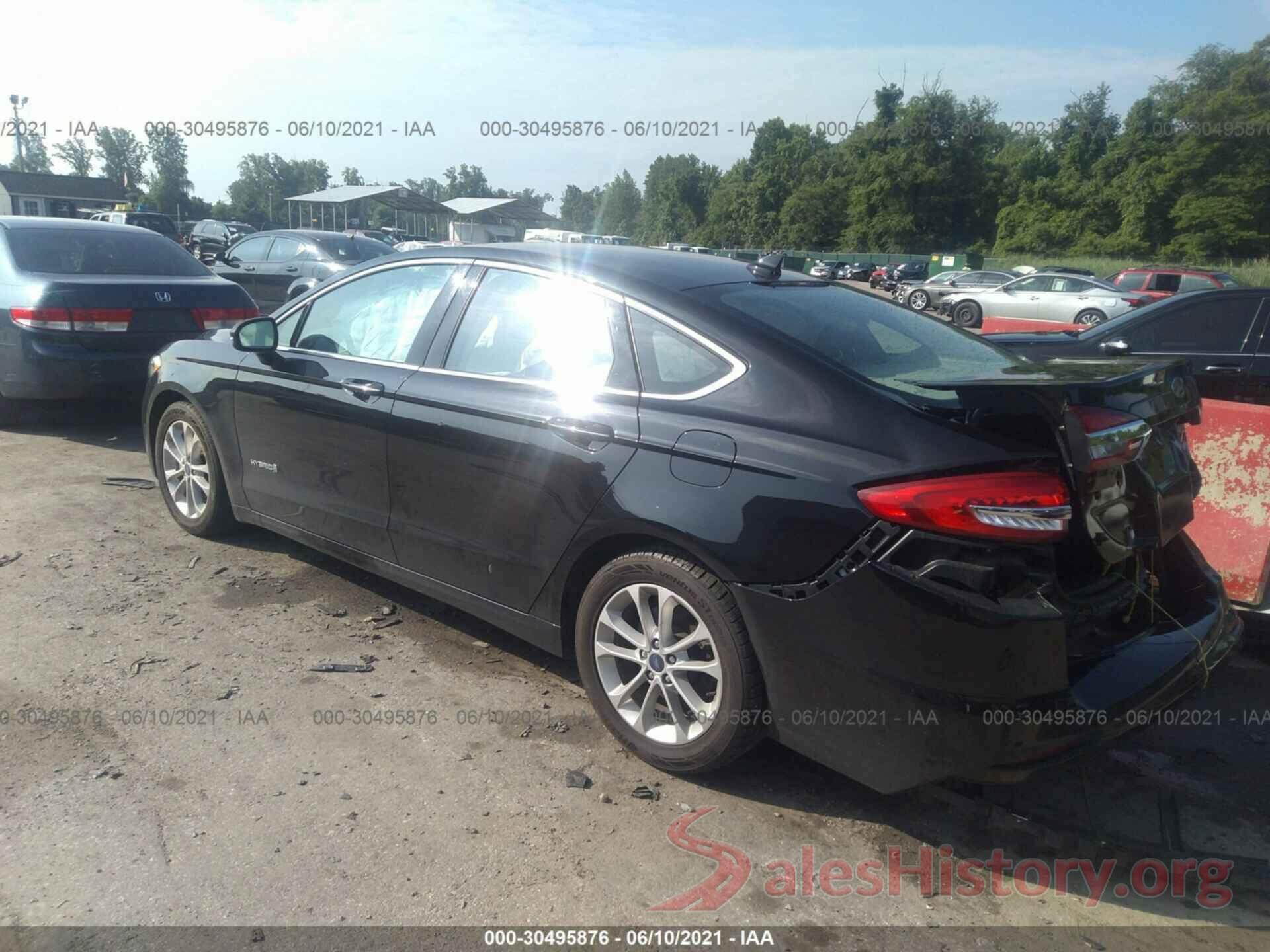 3FA6P0MU5KR256050 2019 FORD FUSION HYBRID