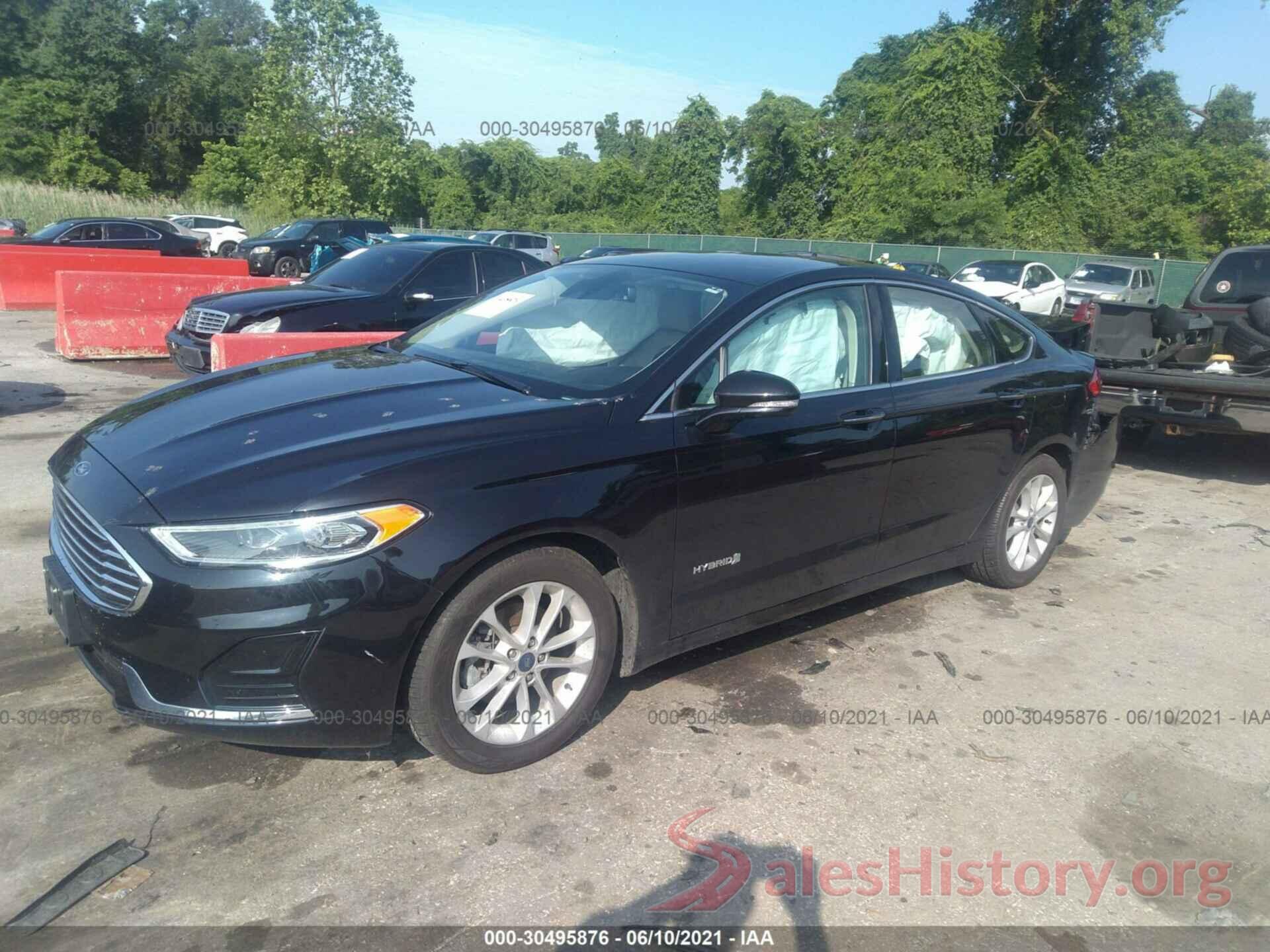 3FA6P0MU5KR256050 2019 FORD FUSION HYBRID