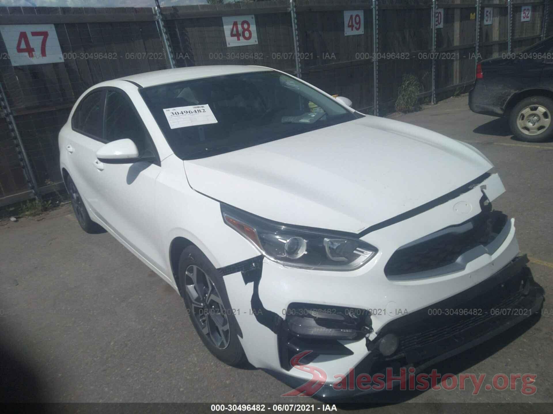 3KPF24AD1LE207652 2020 KIA FORTE