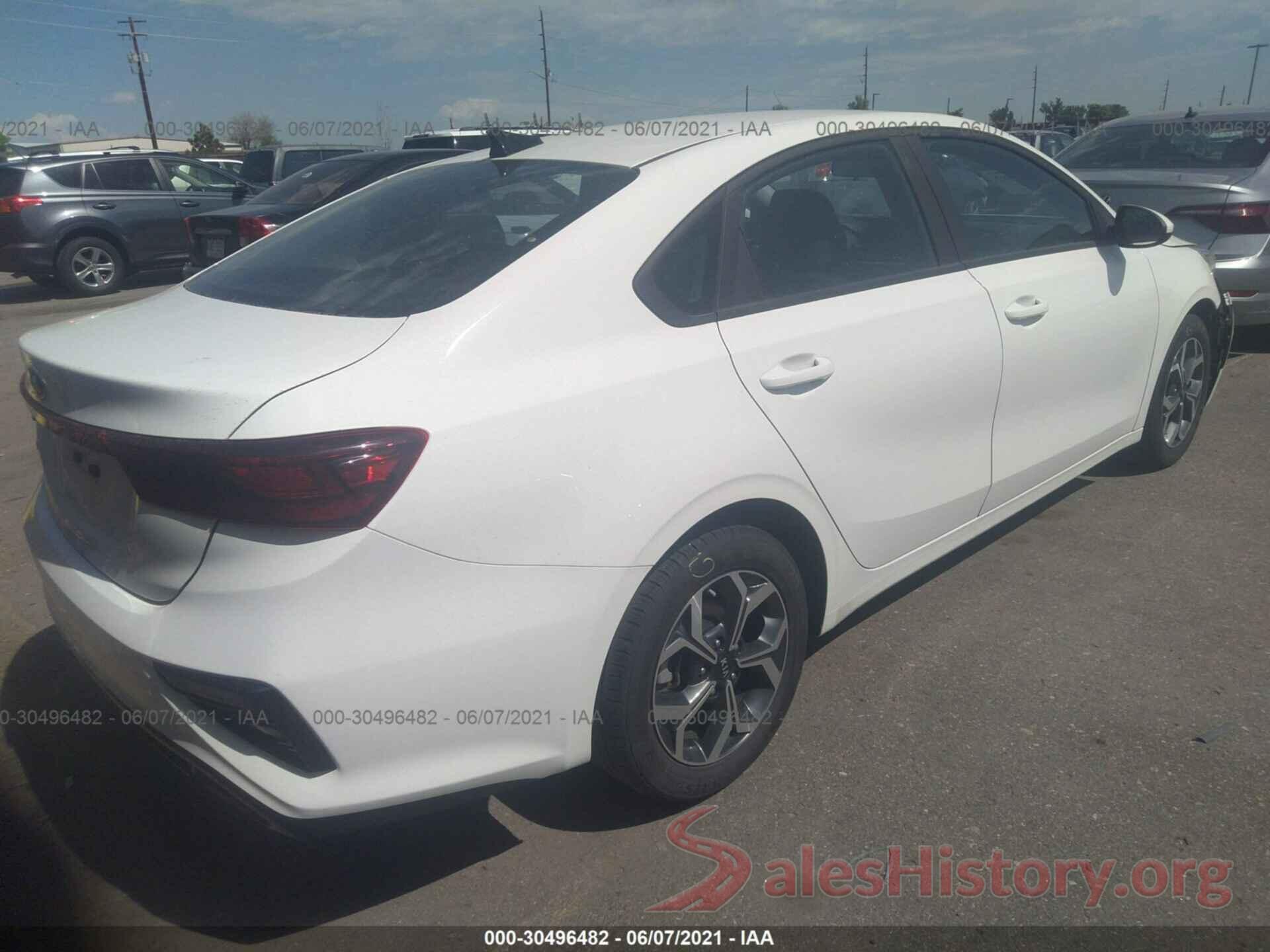 3KPF24AD1LE207652 2020 KIA FORTE