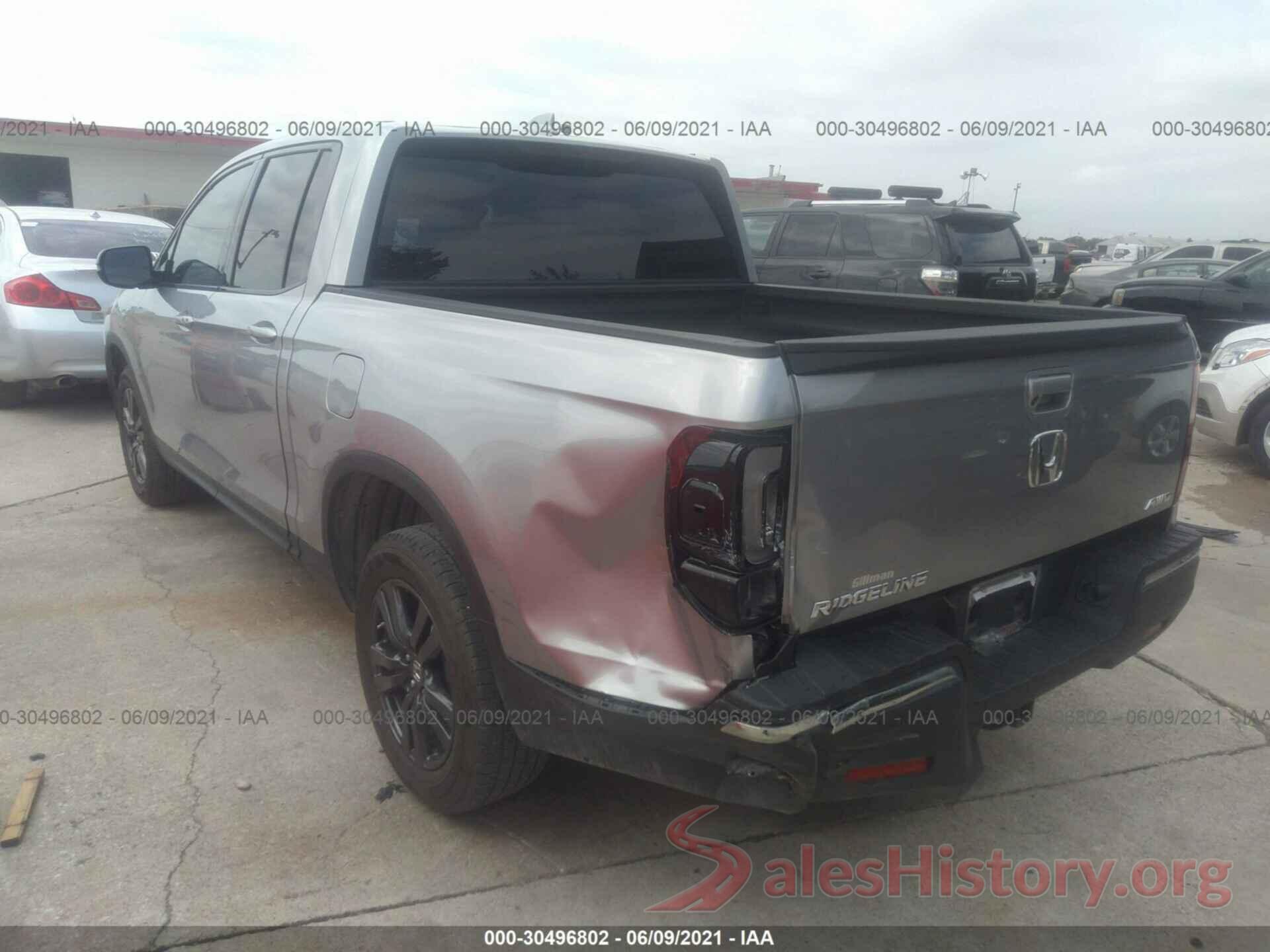 5FPYK3F19KB042936 2019 HONDA RIDGELINE