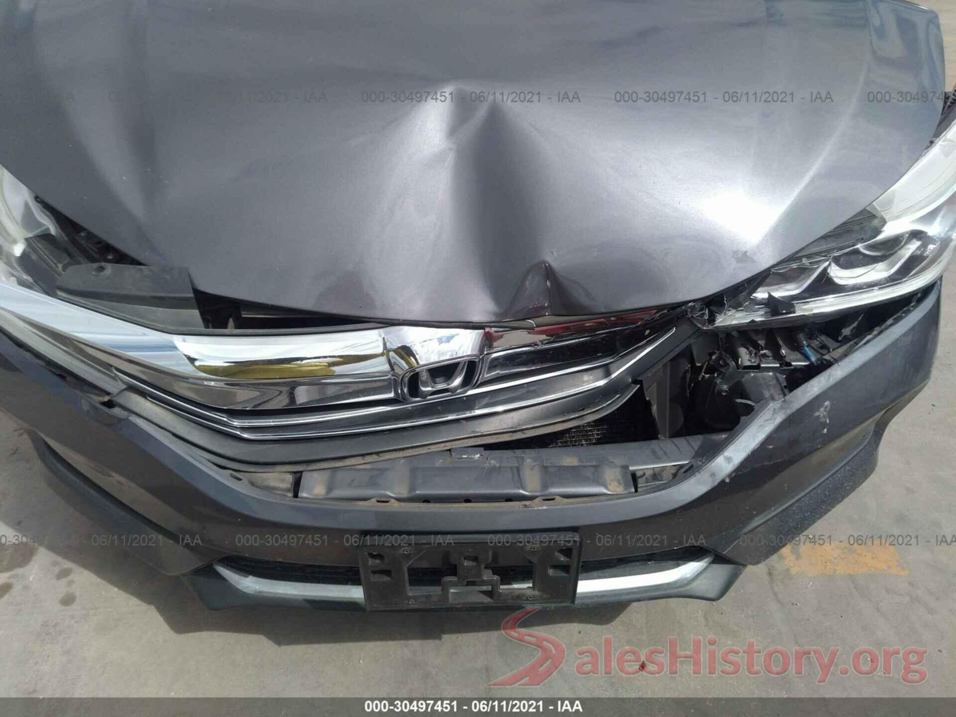 1HGCR2F17HA006612 2017 HONDA ACCORD SEDAN