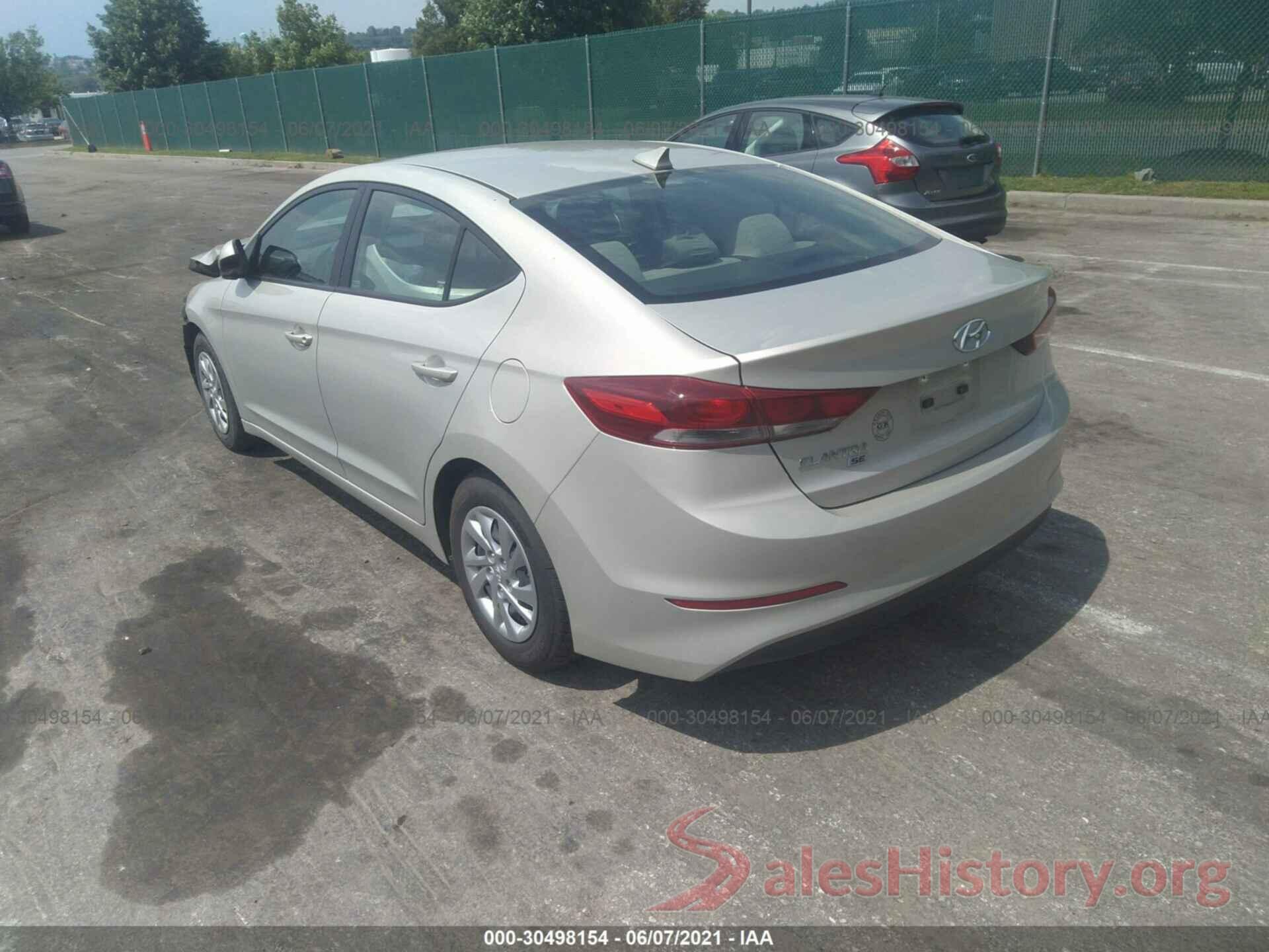 KMHD74LF3HU369889 2017 HYUNDAI ELANTRA