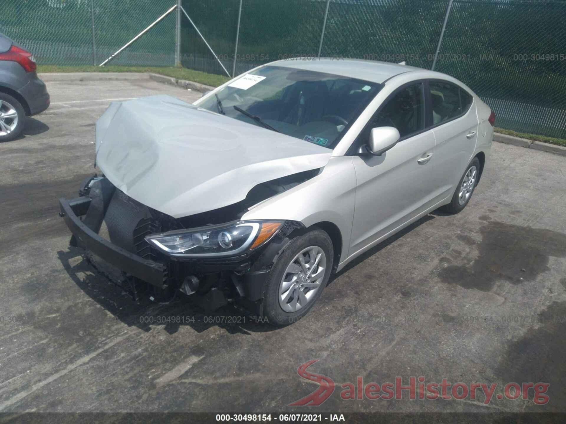 KMHD74LF3HU369889 2017 HYUNDAI ELANTRA