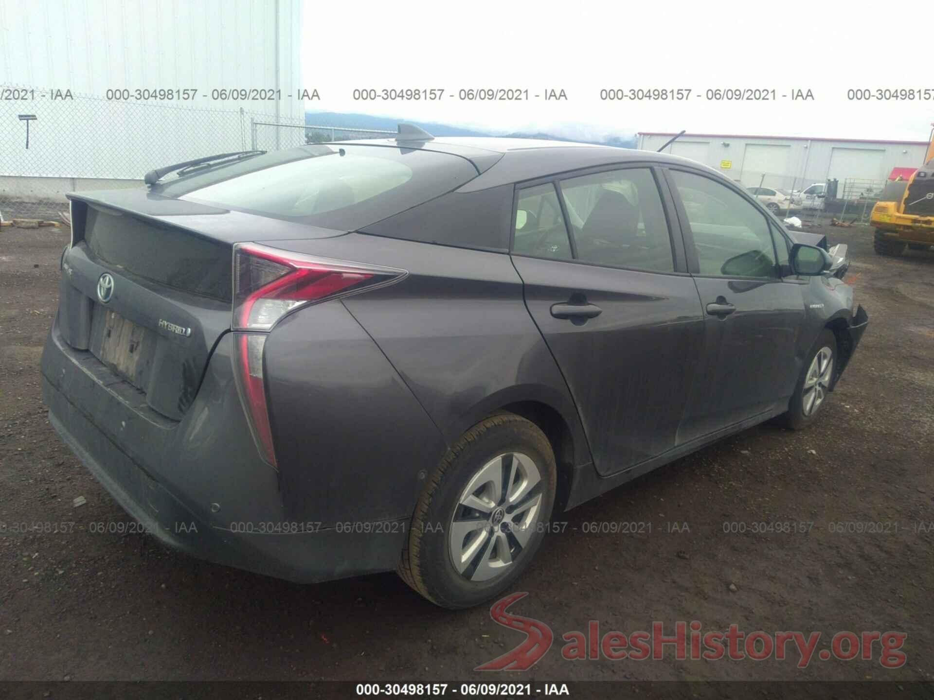 JTDKBRFU8H3565334 2017 TOYOTA PRIUS