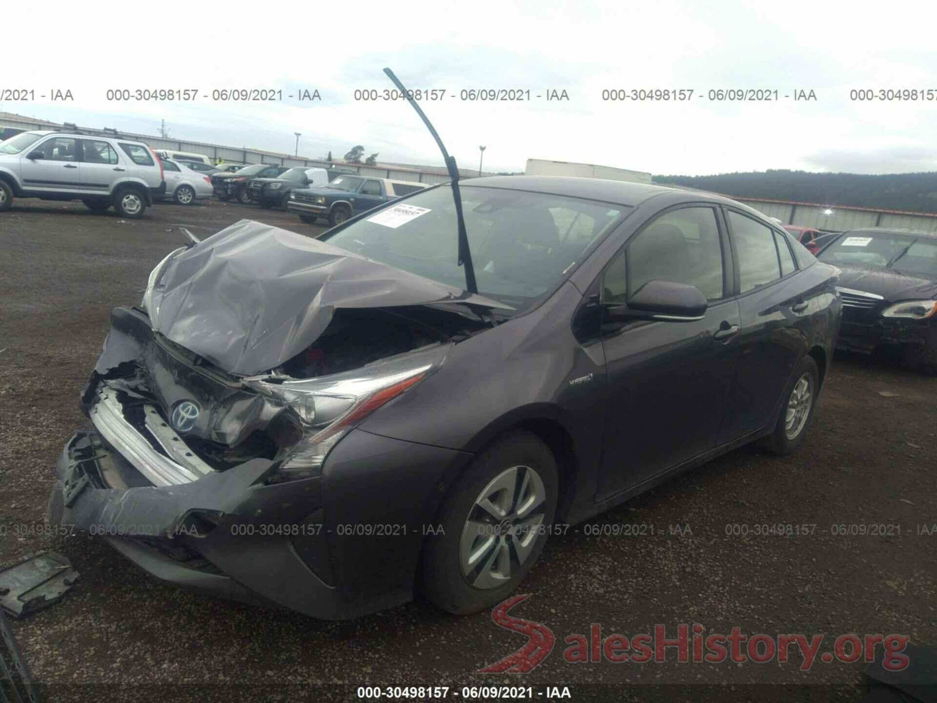 JTDKBRFU8H3565334 2017 TOYOTA PRIUS