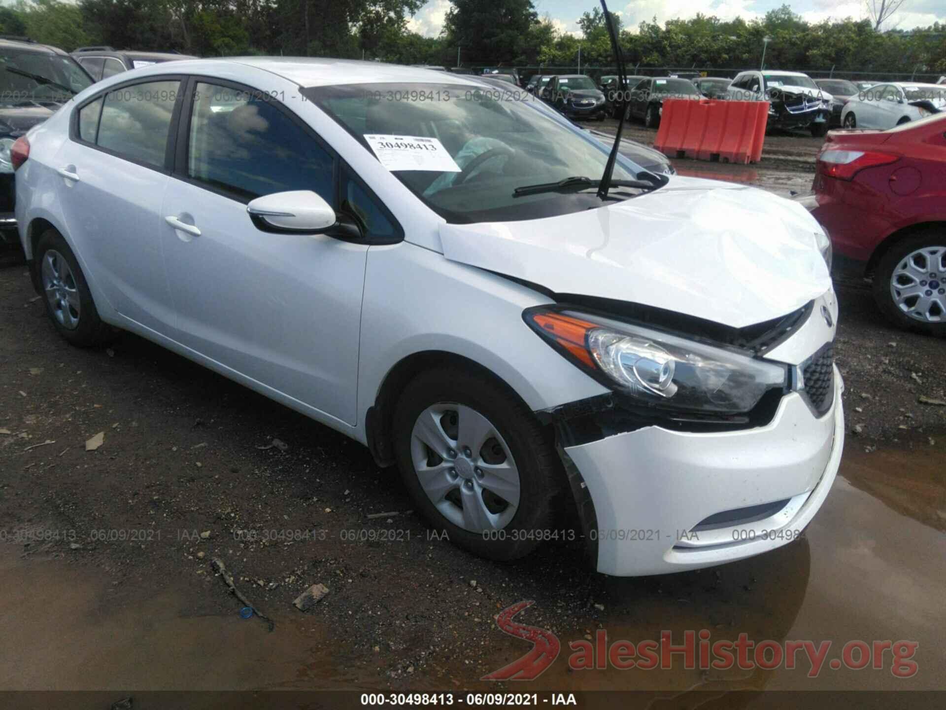 KNAFX4A66G5535974 2016 KIA FORTE