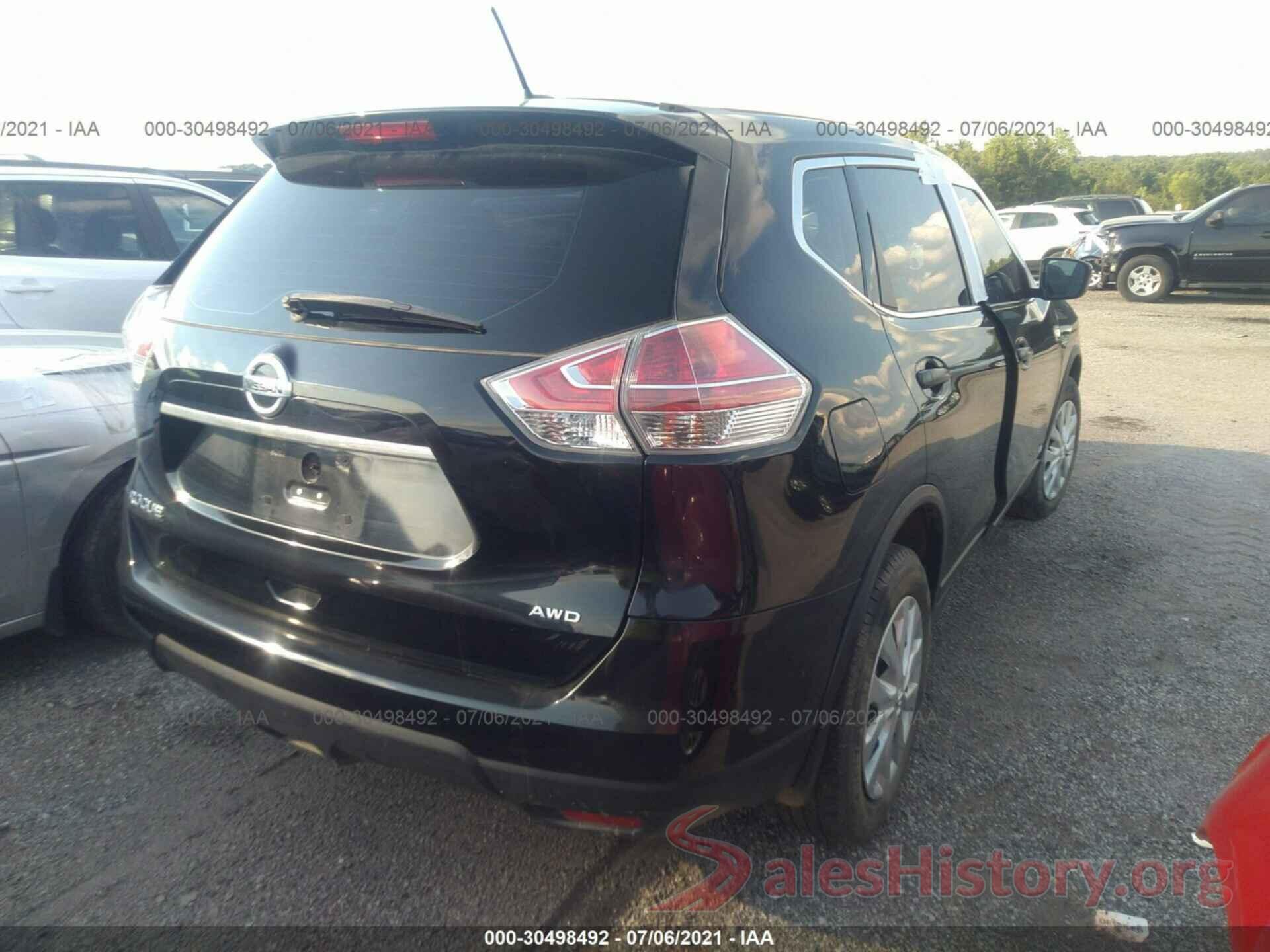 5N1AT2MV2GC799071 2016 NISSAN ROGUE