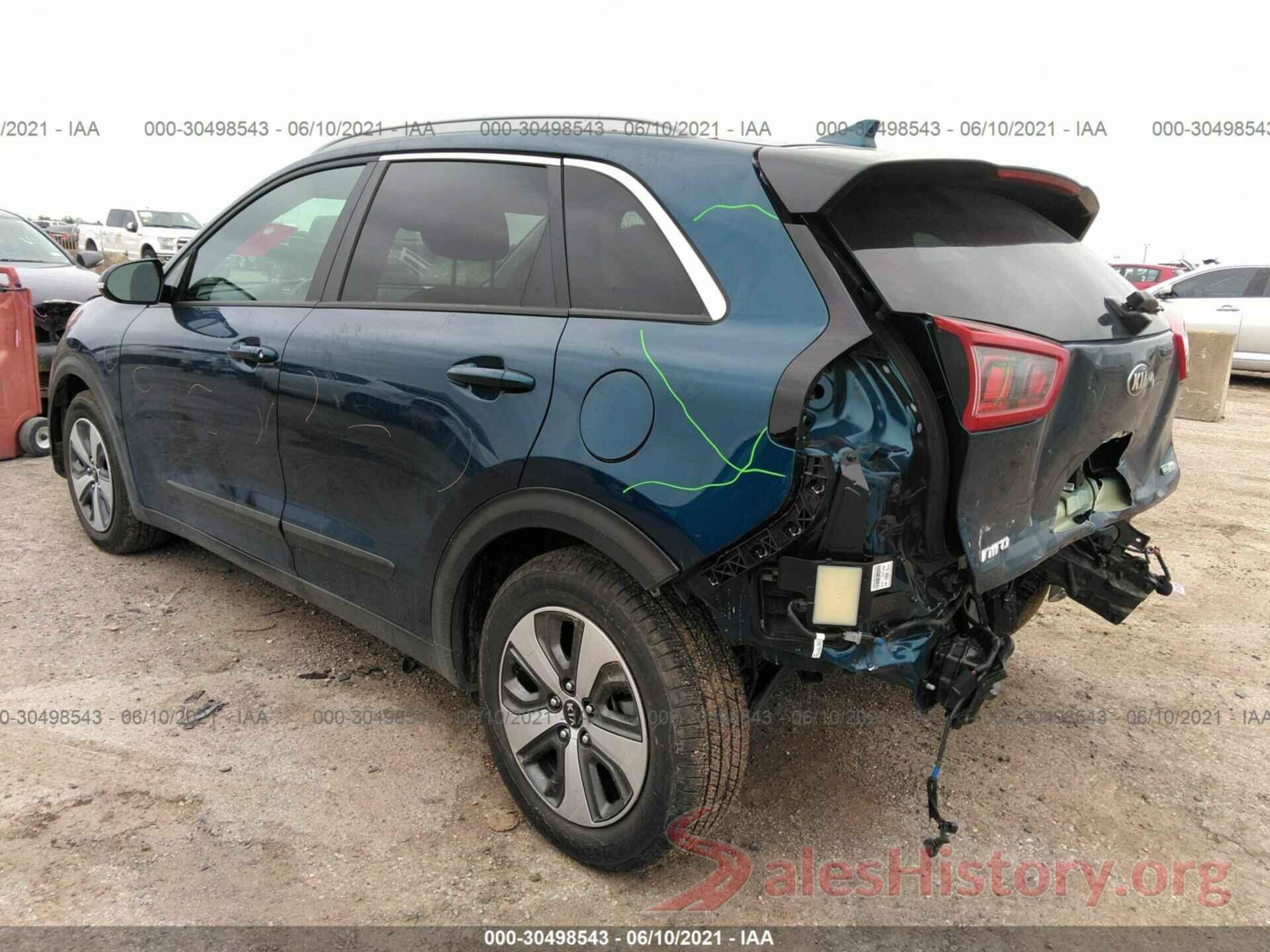 KNDCE3LC0K5313061 2019 KIA NIRO