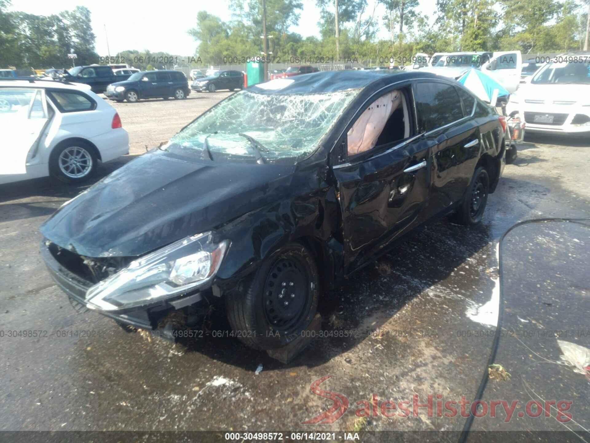 3N1AB7APXKY230014 2019 NISSAN SENTRA