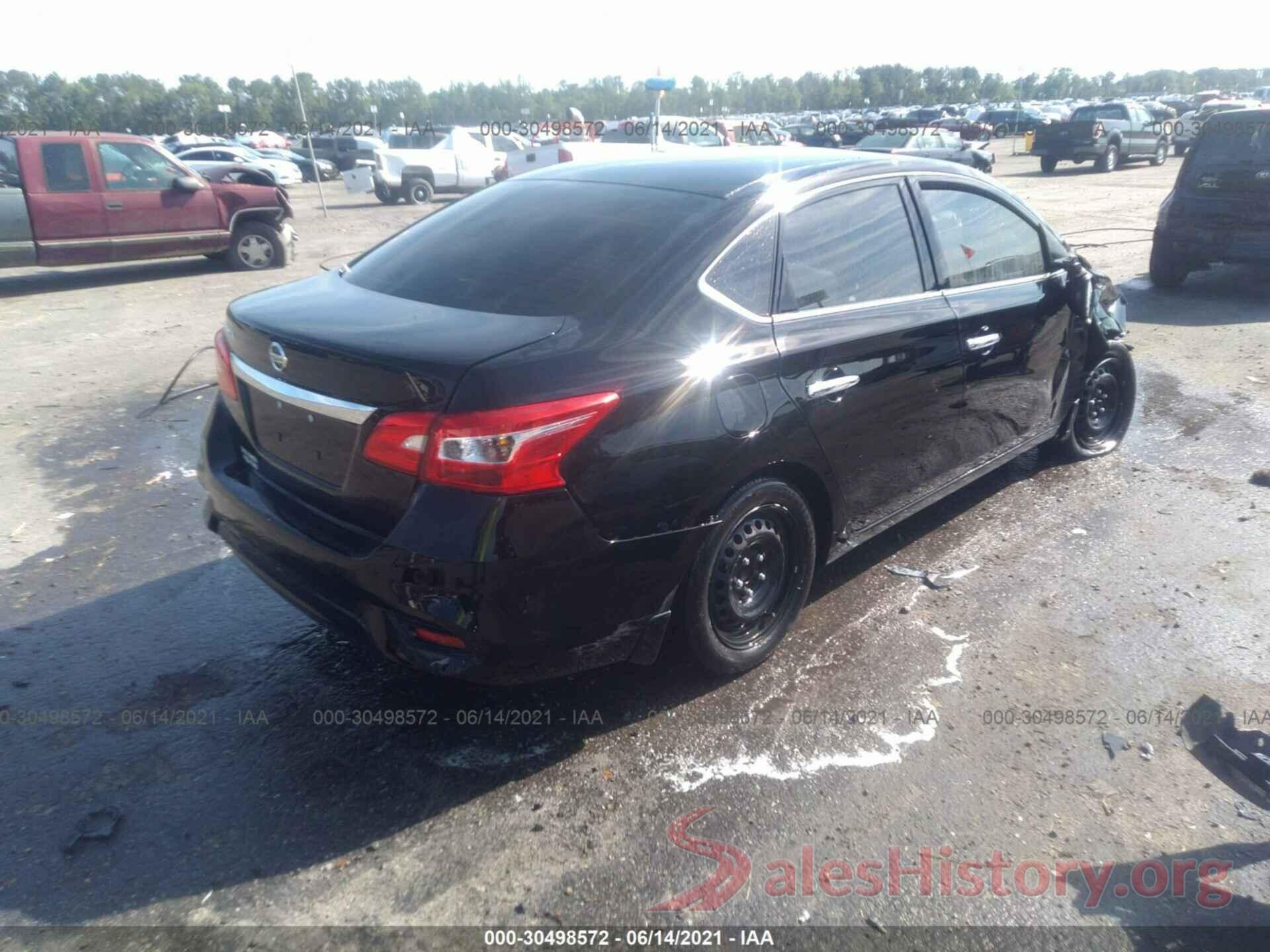 3N1AB7APXKY230014 2019 NISSAN SENTRA