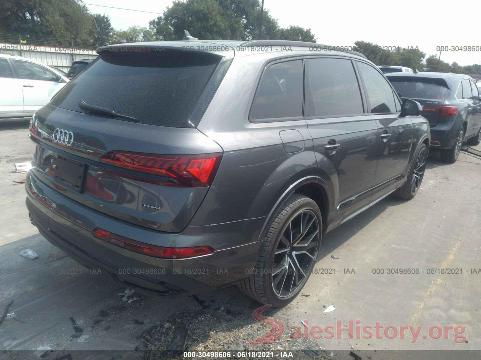 WA1VXAF76LD004010 2020 AUDI Q7