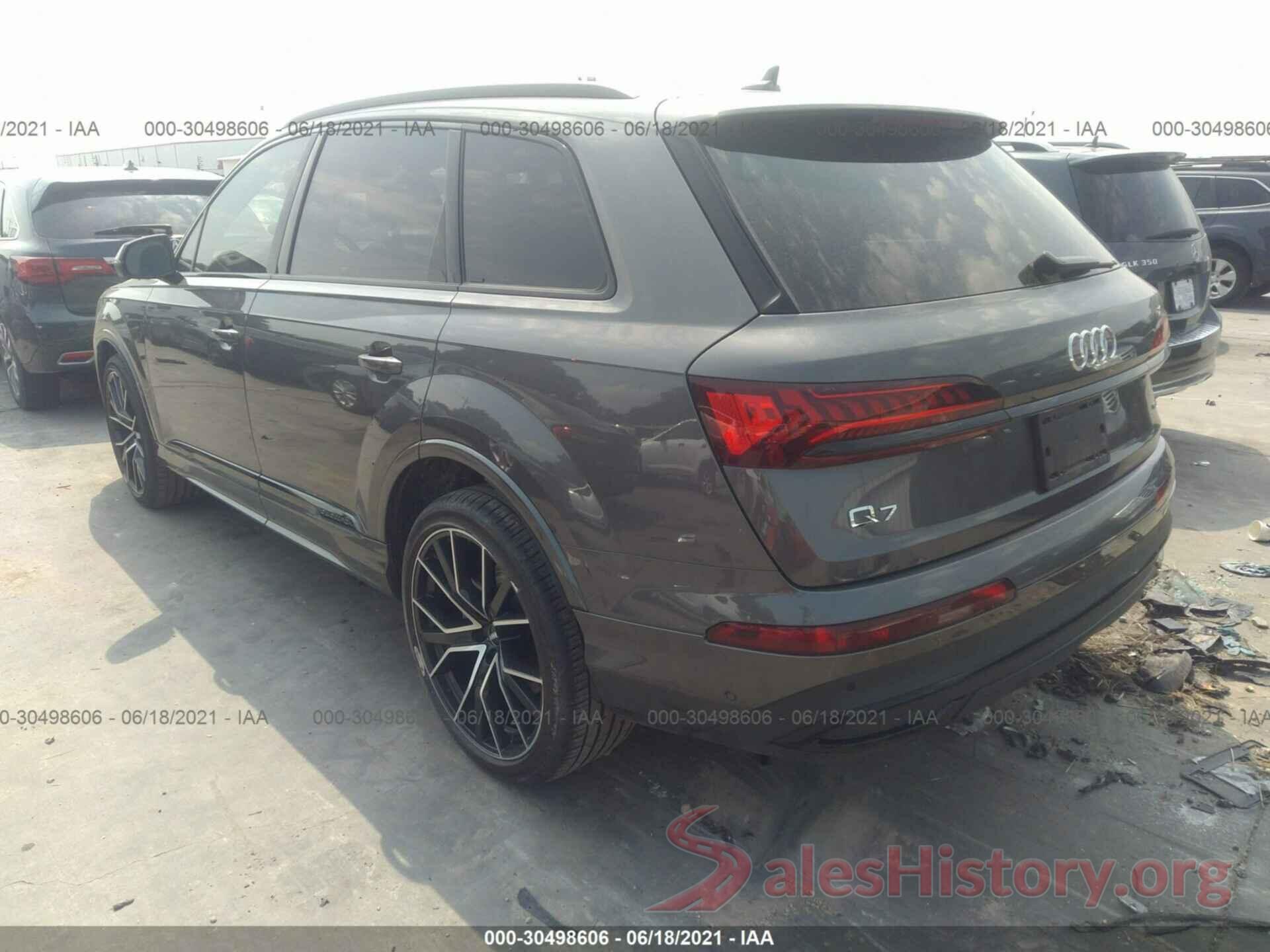 WA1VXAF76LD004010 2020 AUDI Q7