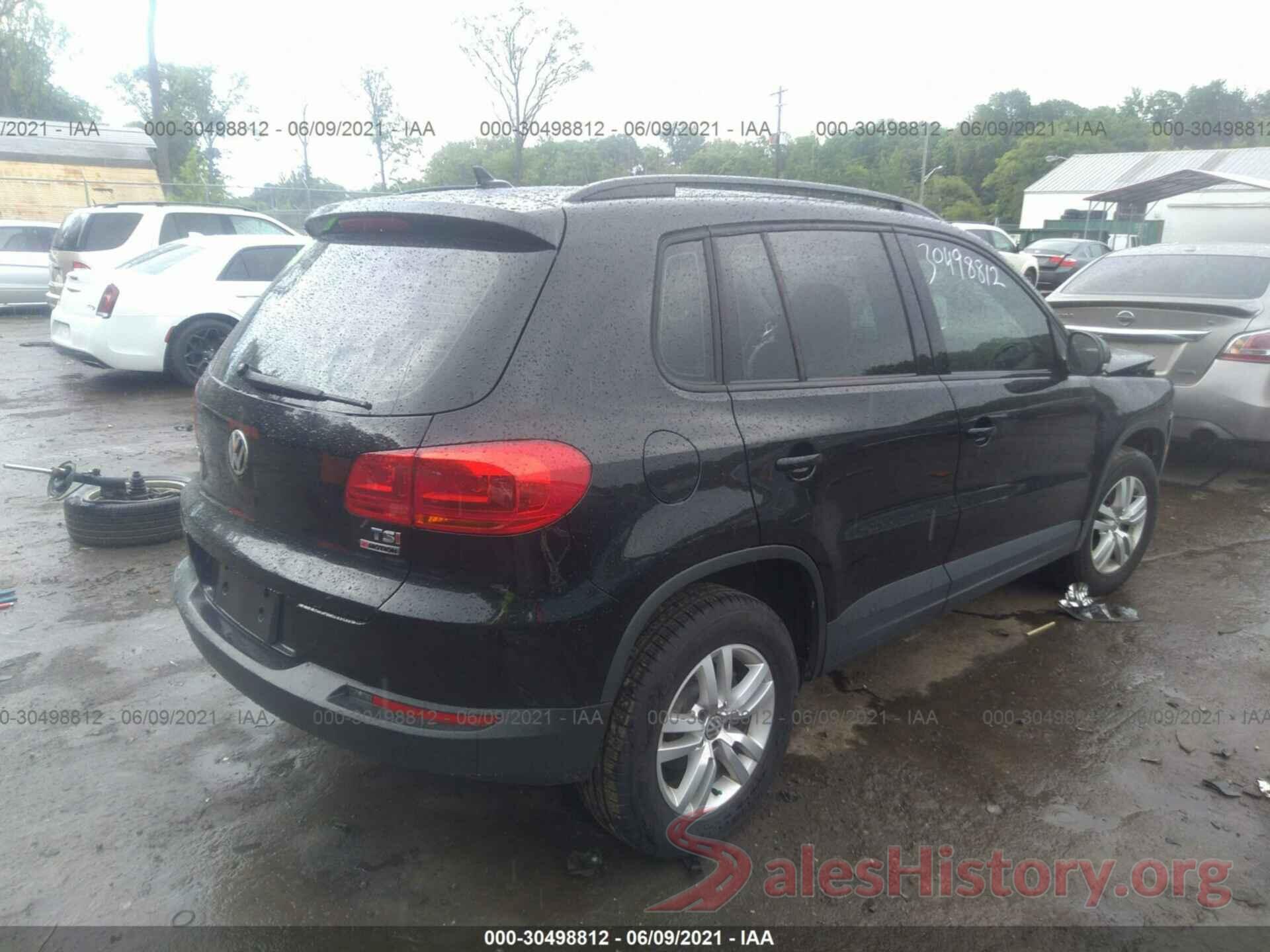 WVGBV7AXXHK021755 2017 VOLKSWAGEN TIGUAN