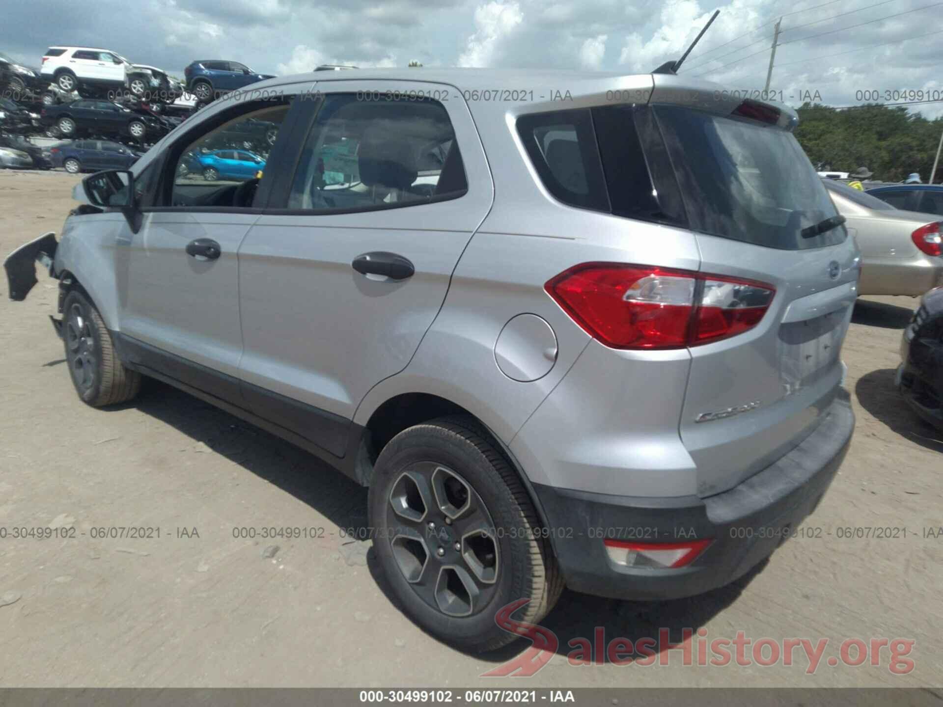 MAJ3S2FE6LC361263 2020 FORD ECOSPORT