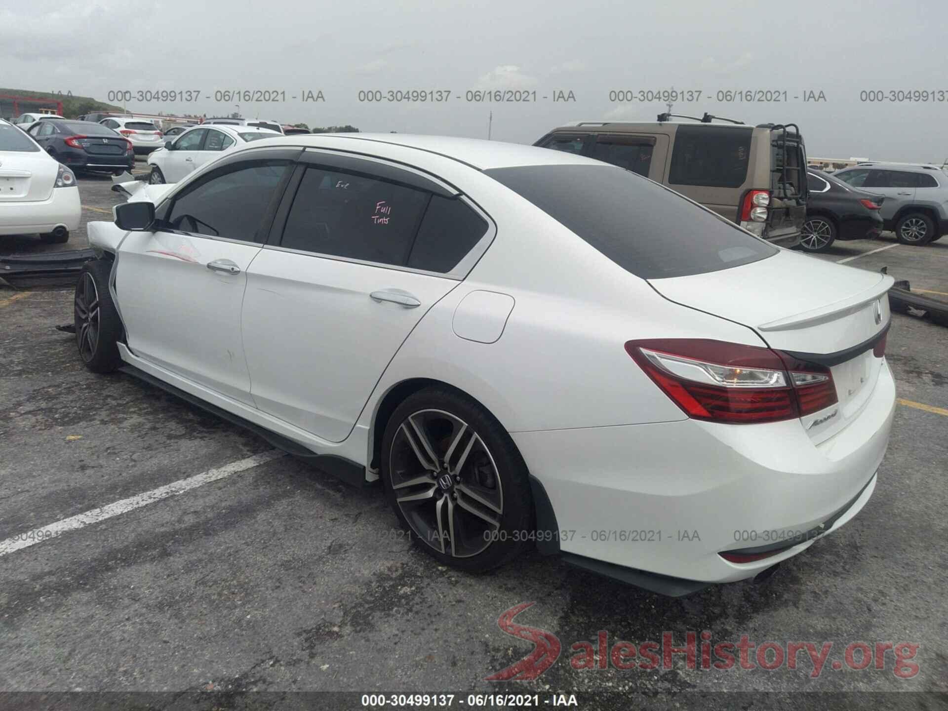 1HGCR2F5XGA157767 2016 HONDA ACCORD SEDAN