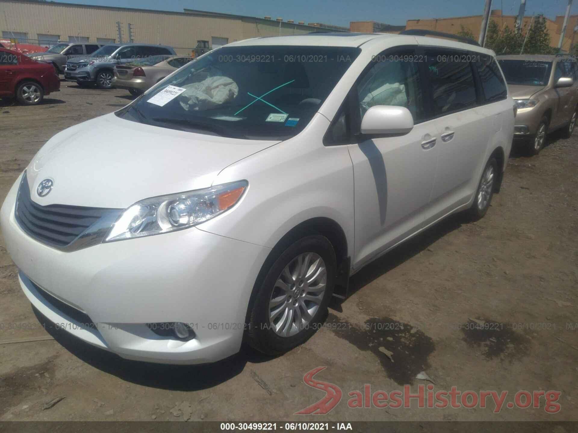 5TDYK3DC5GS752965 2016 TOYOTA SIENNA